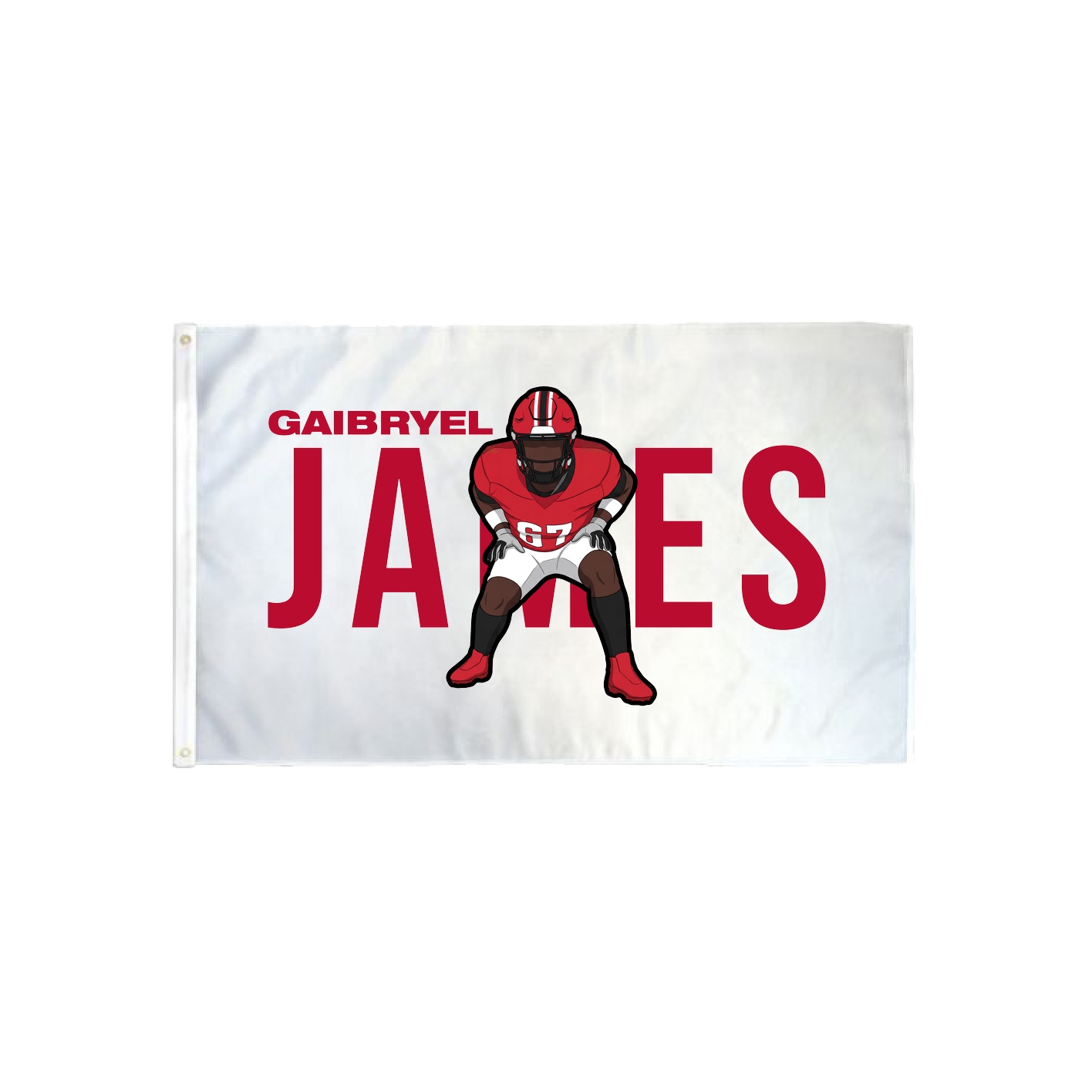 3x5 Flag — Player Name in Classic