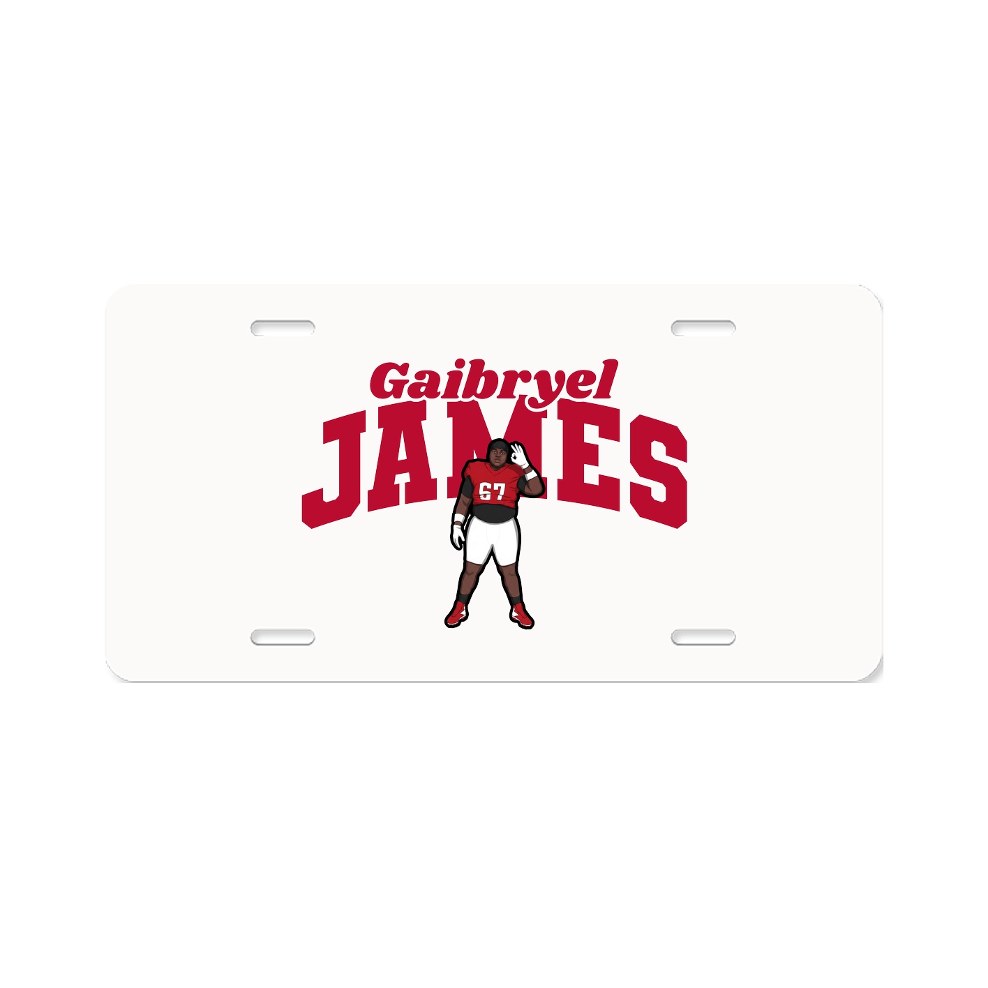 License Plate — Signature Arch in Classic