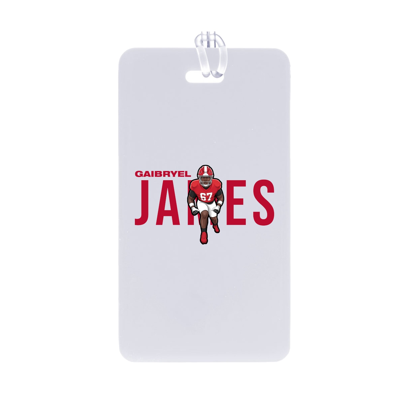 Bag Tag — Player Name in Classic