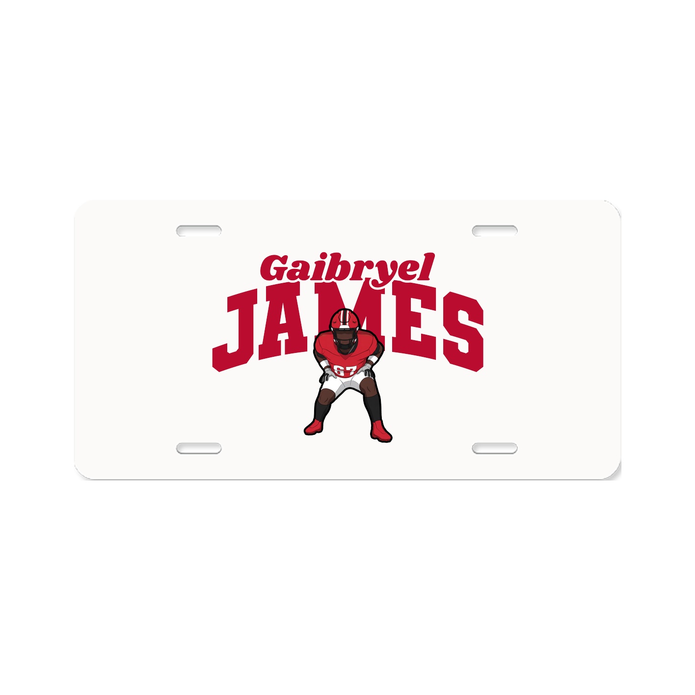 License Plate — Signature Arch in Classic