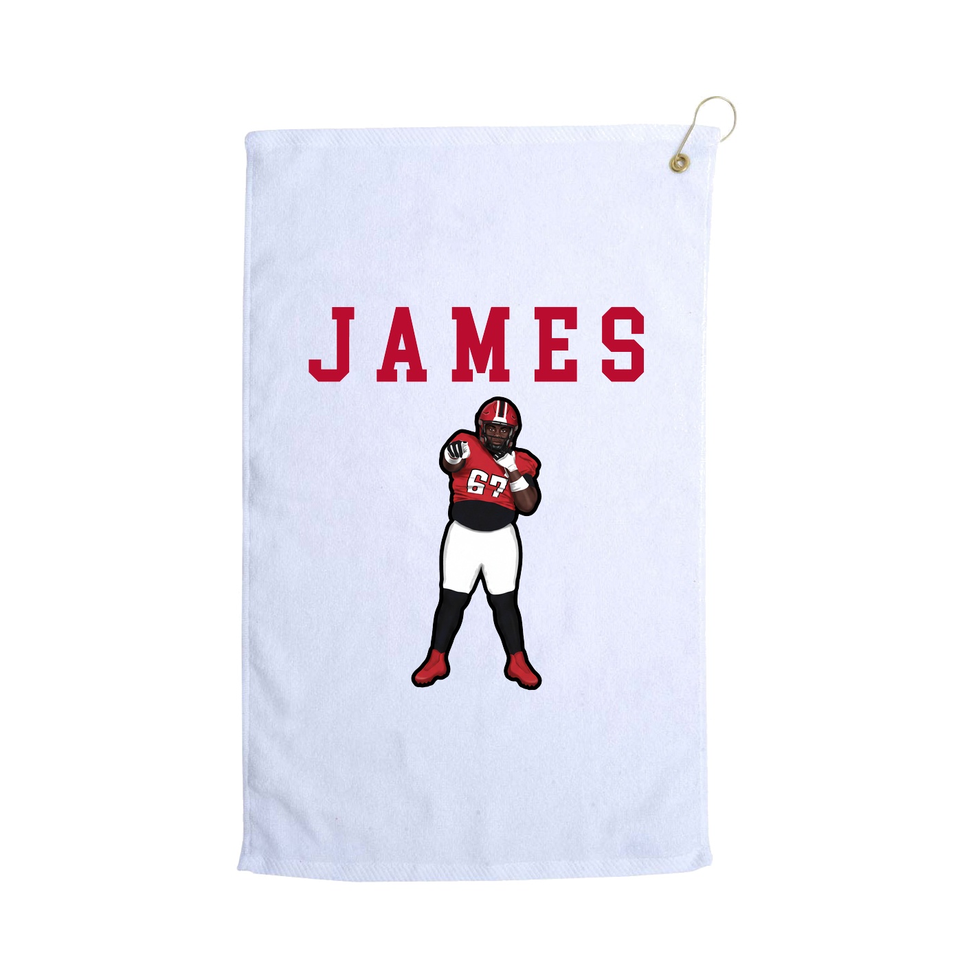 Golf Towel — Shirsey in White