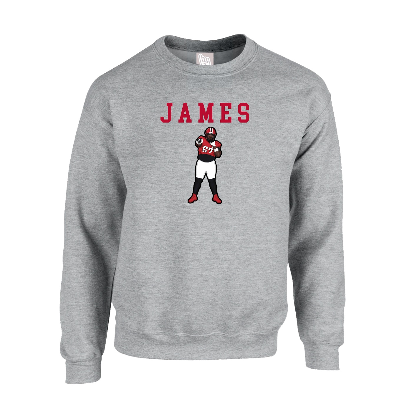 Fleece Crew — Shirsey in Grey