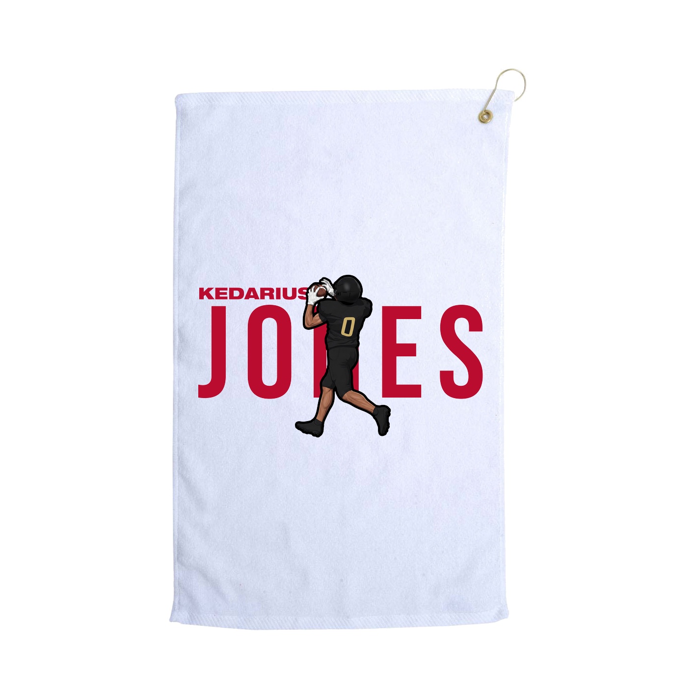 Golf Towel — Player Name in White