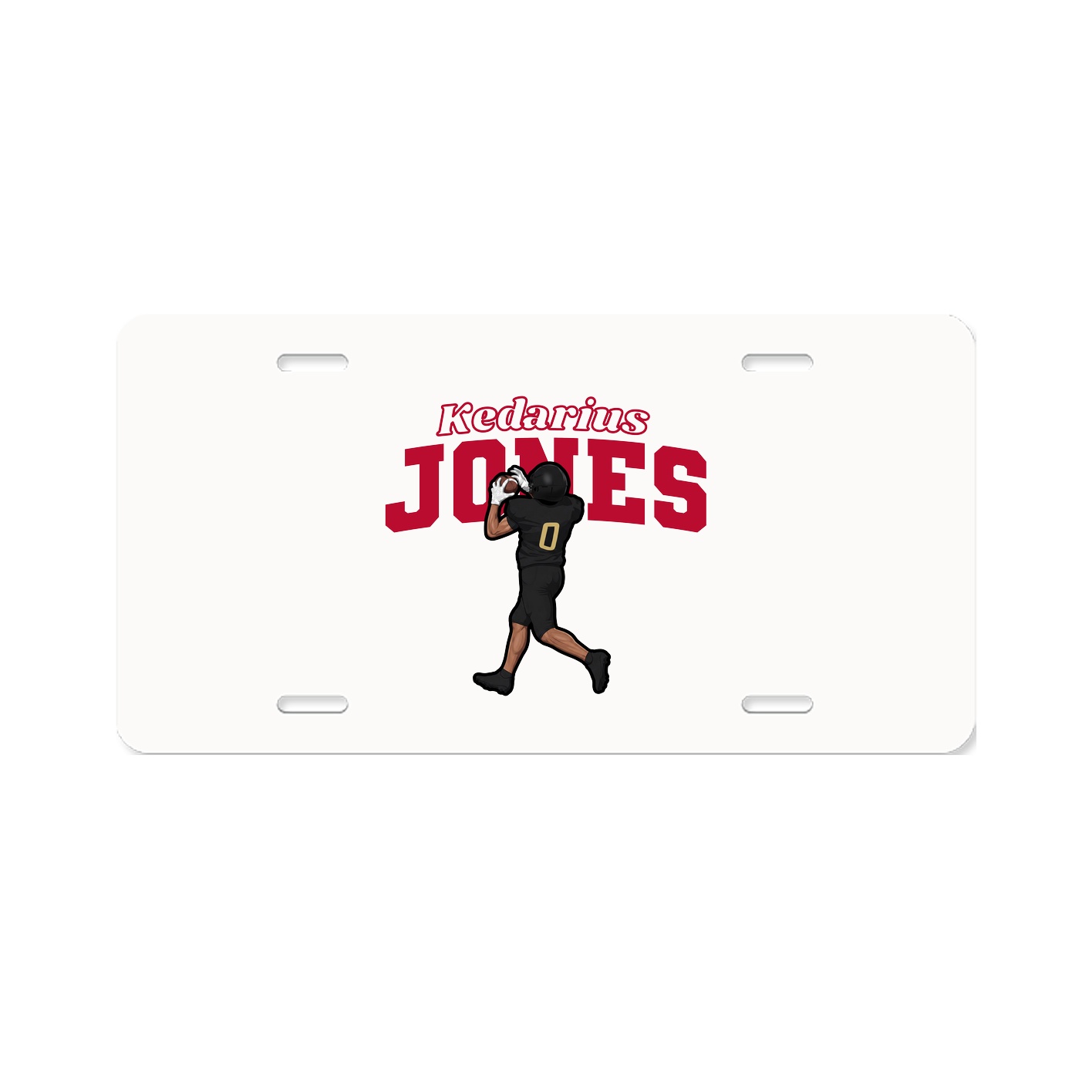 License Plate — Name Arch in Classic
