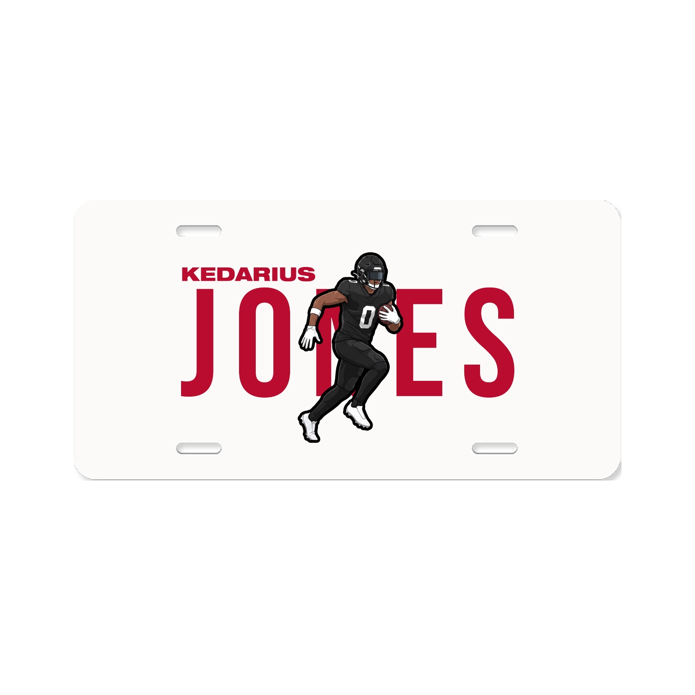License Plate — Player Name in Classic