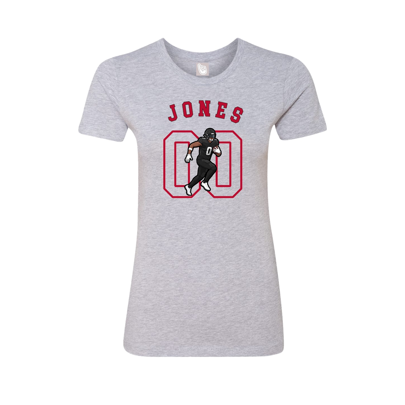 Fitted Women's Tee — Shirsey Arch in Grey