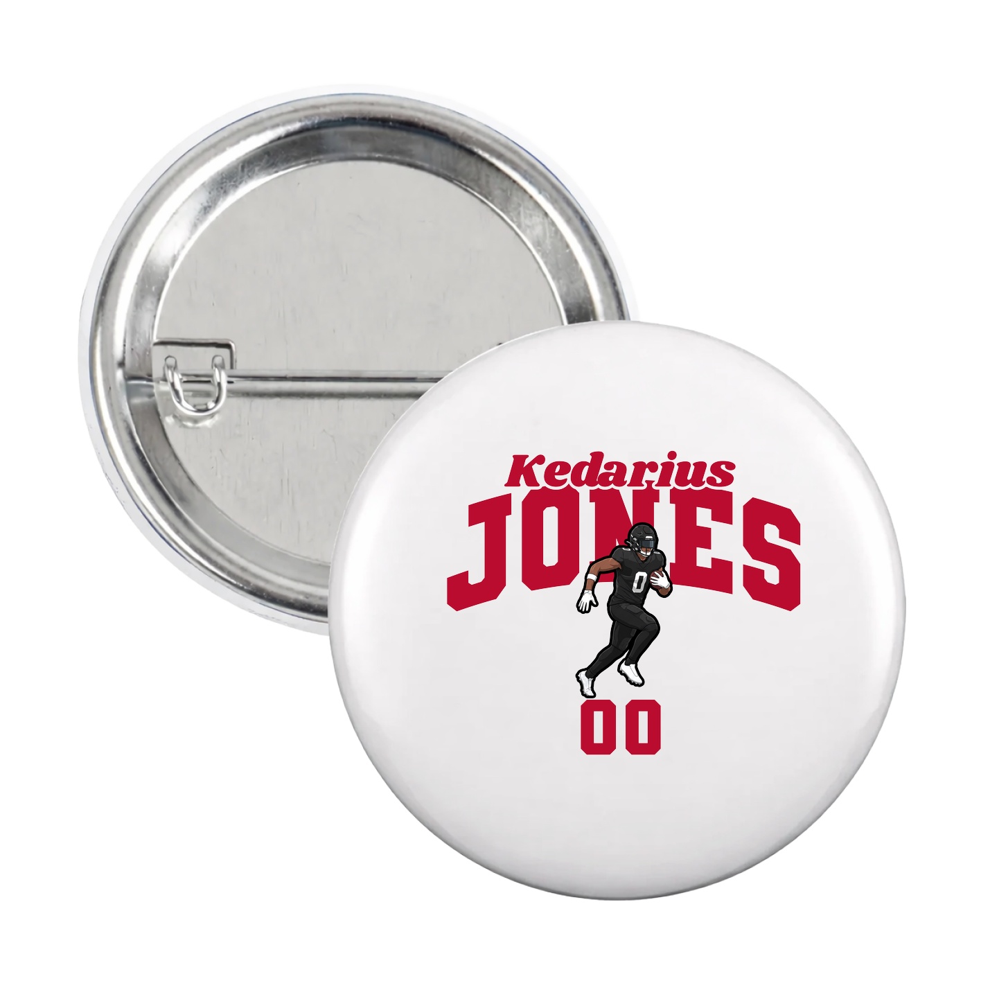 Game Day Button — Signature Arch in White