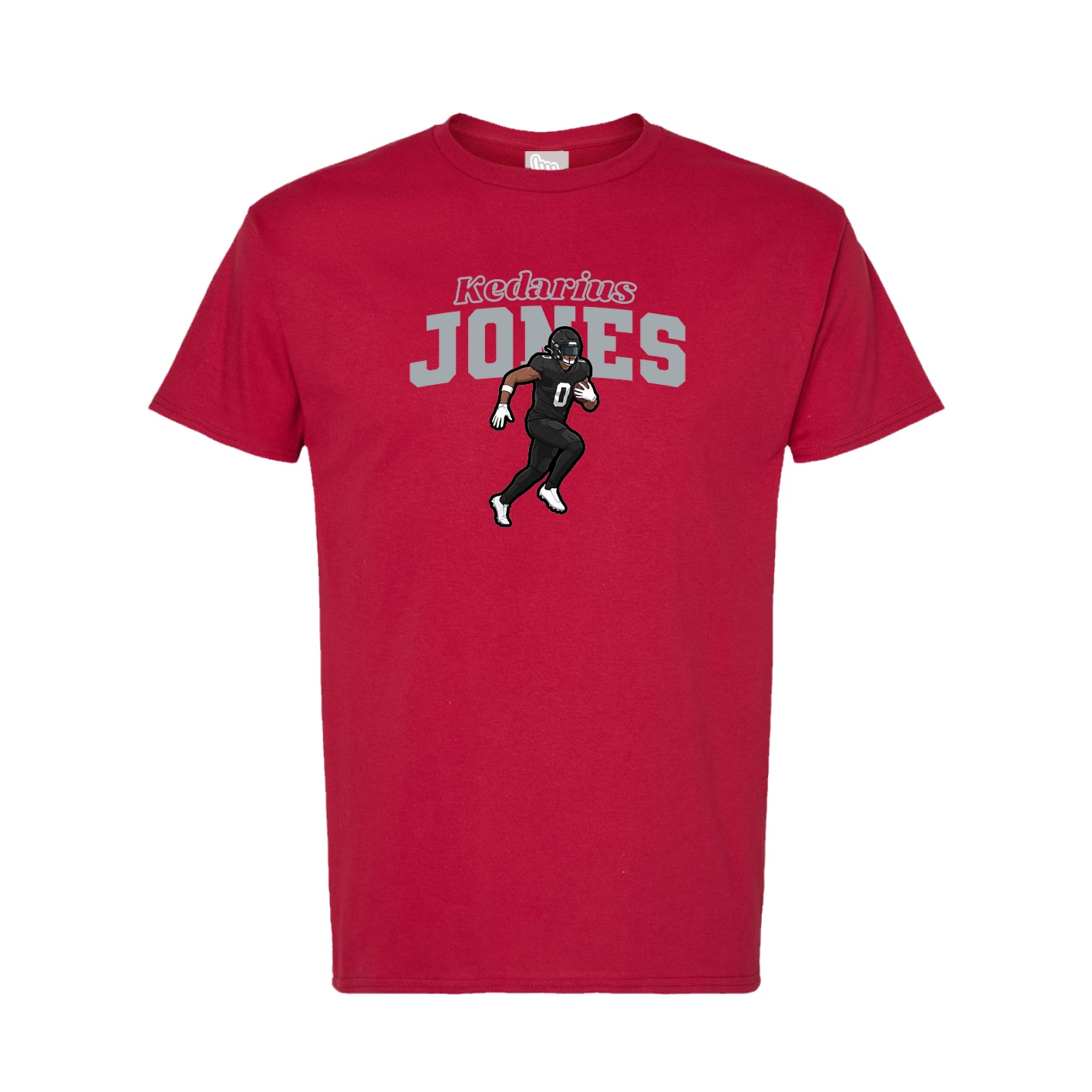 Tee — Name Arch in Crimson