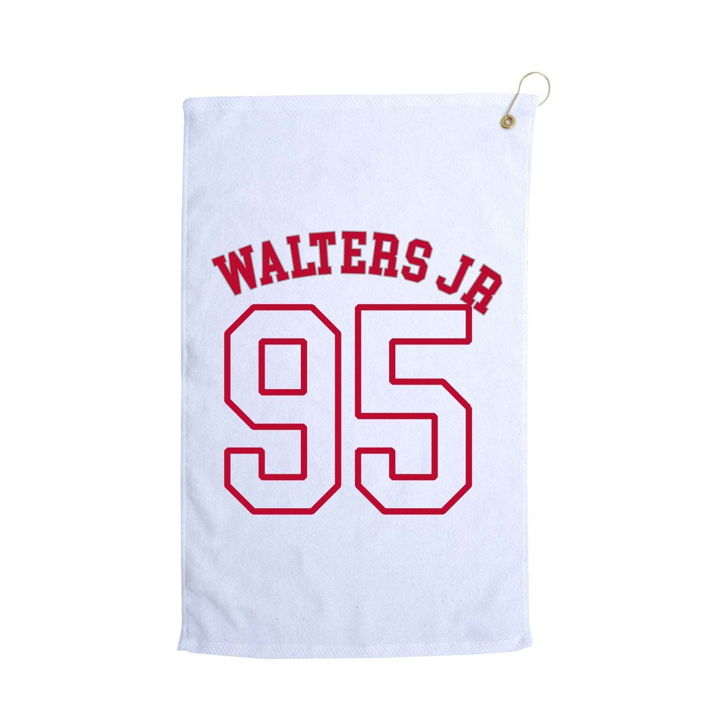 Golf Towel — Shirsey Arch in White