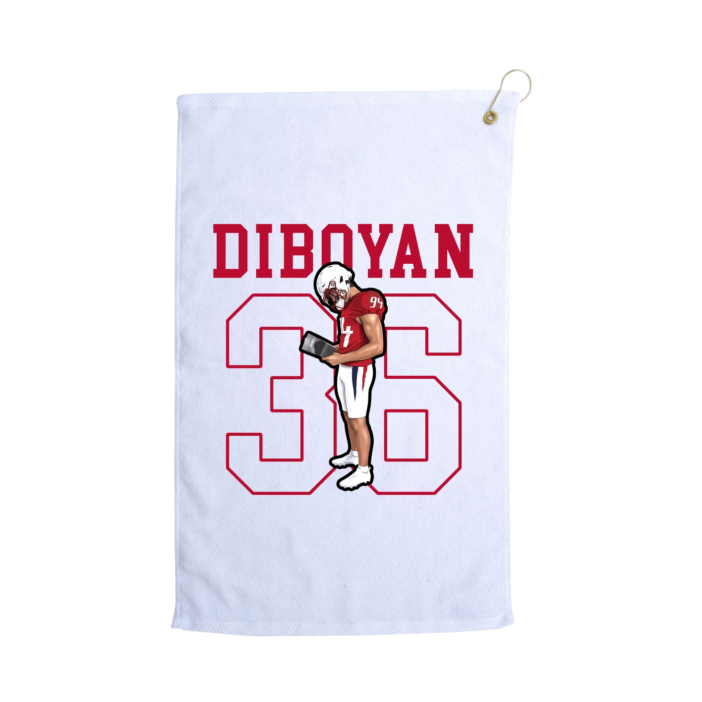Golf Towel — Shirsey in White