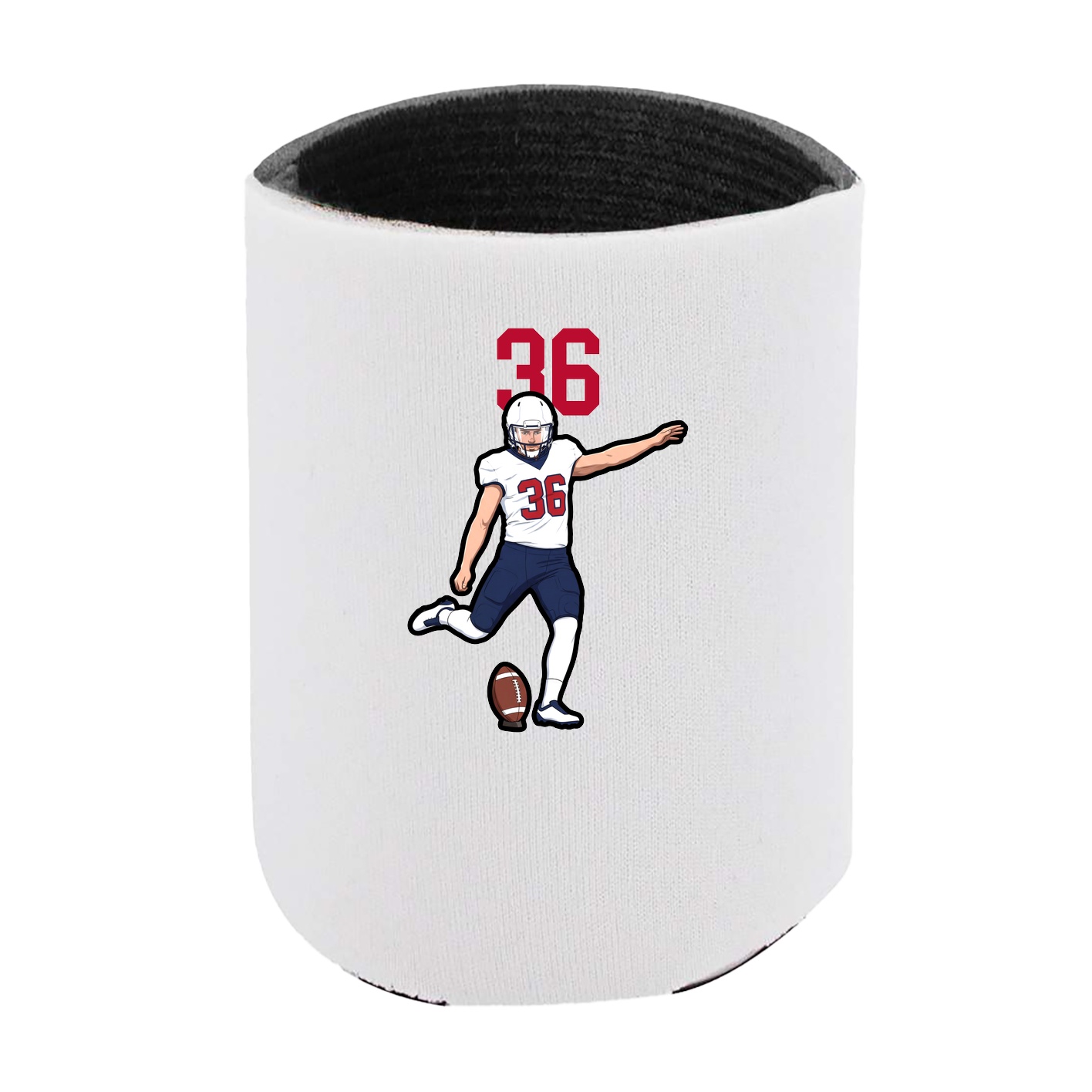 Can Holder — Number Top in White