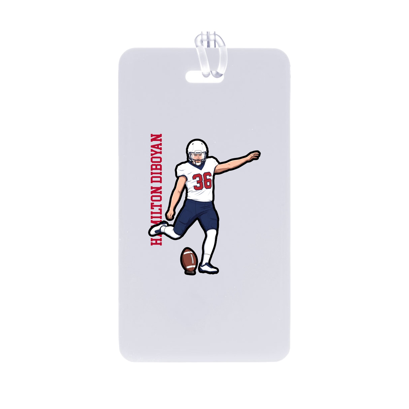 Bag Tag — Name Vertical in Classic