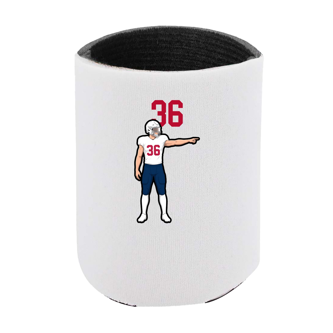 Can Holder — Number Top in White