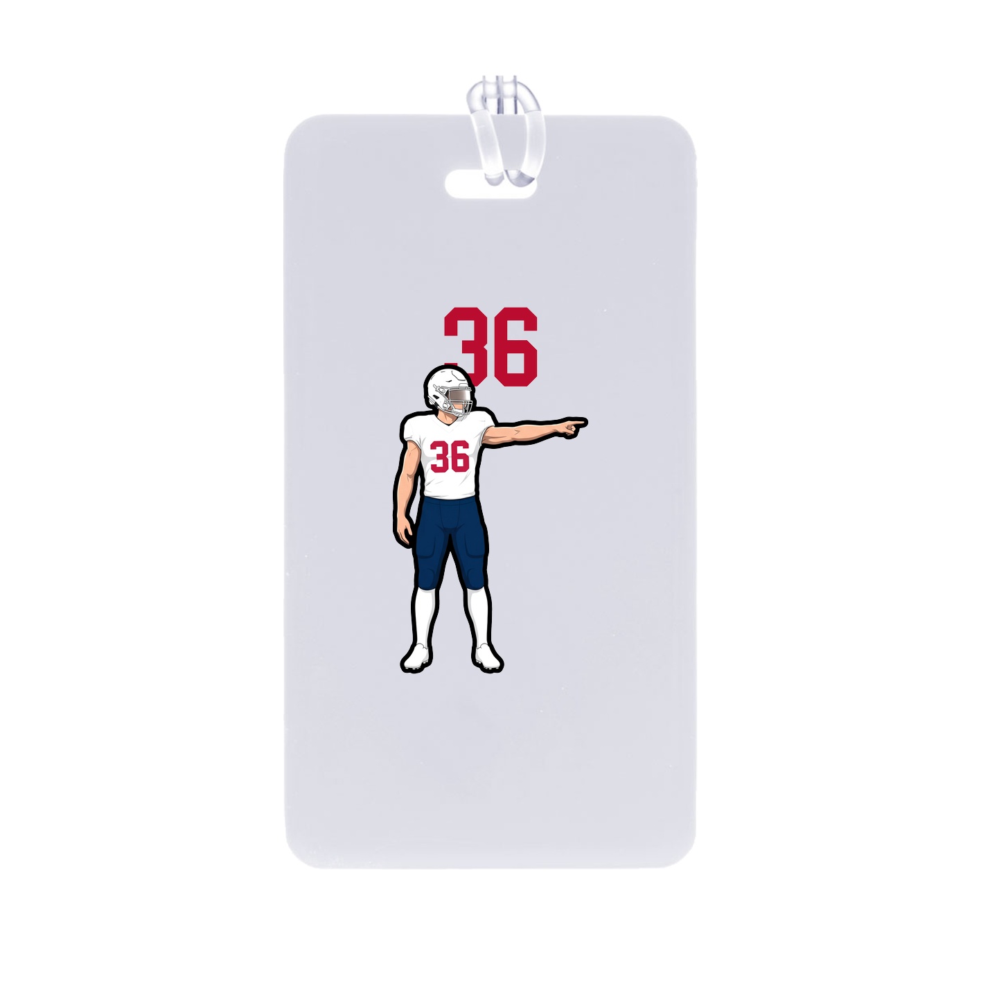 Bag Tag — Number Top in Classic