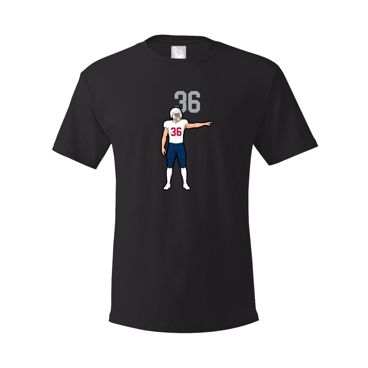 Tee — Number Top in Black