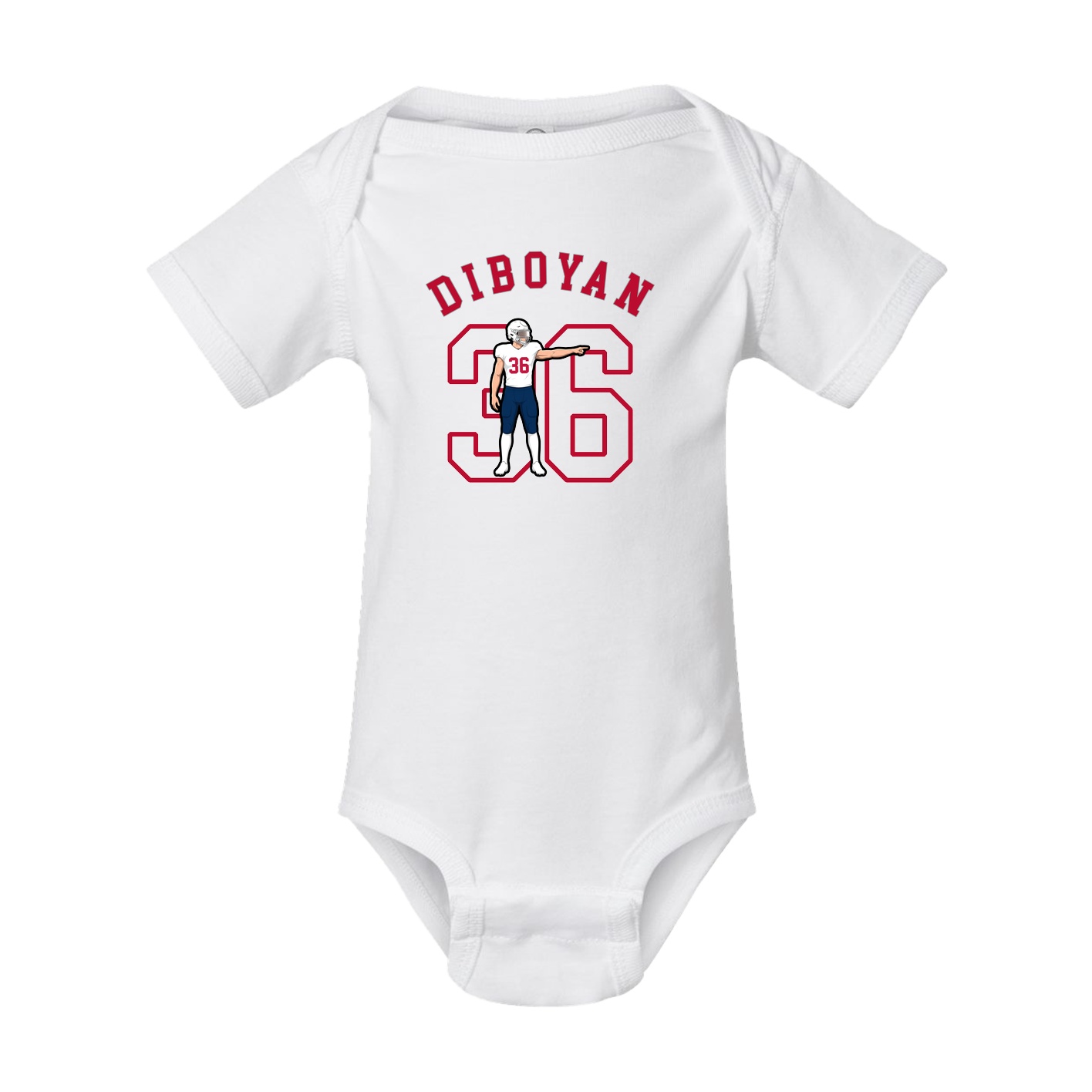 Baby Onesie — Shirsey Arch in White