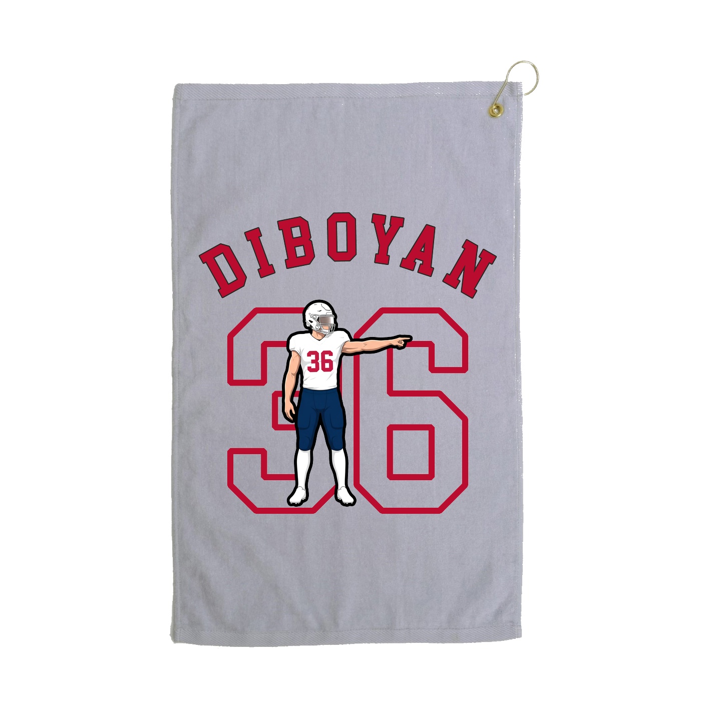 Golf Towel — Shirsey Arch in Grey