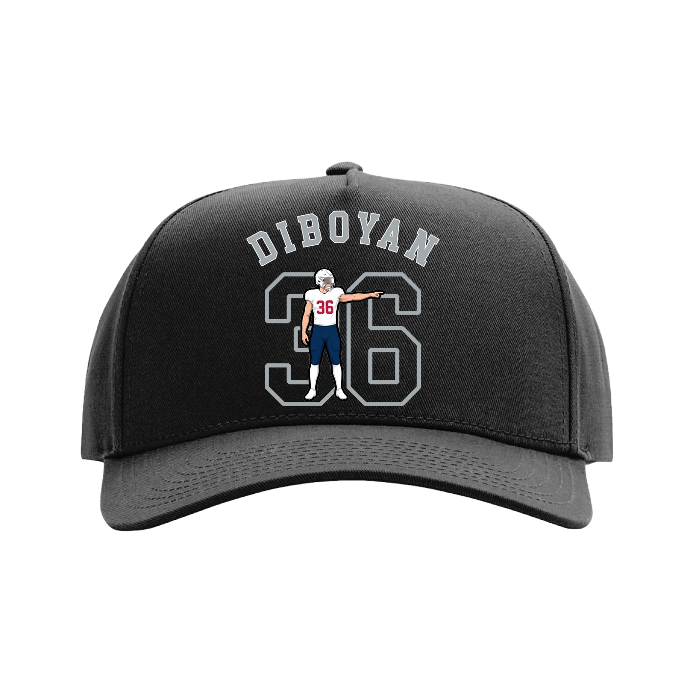 Full Fabric Five-Panel Champ Cap