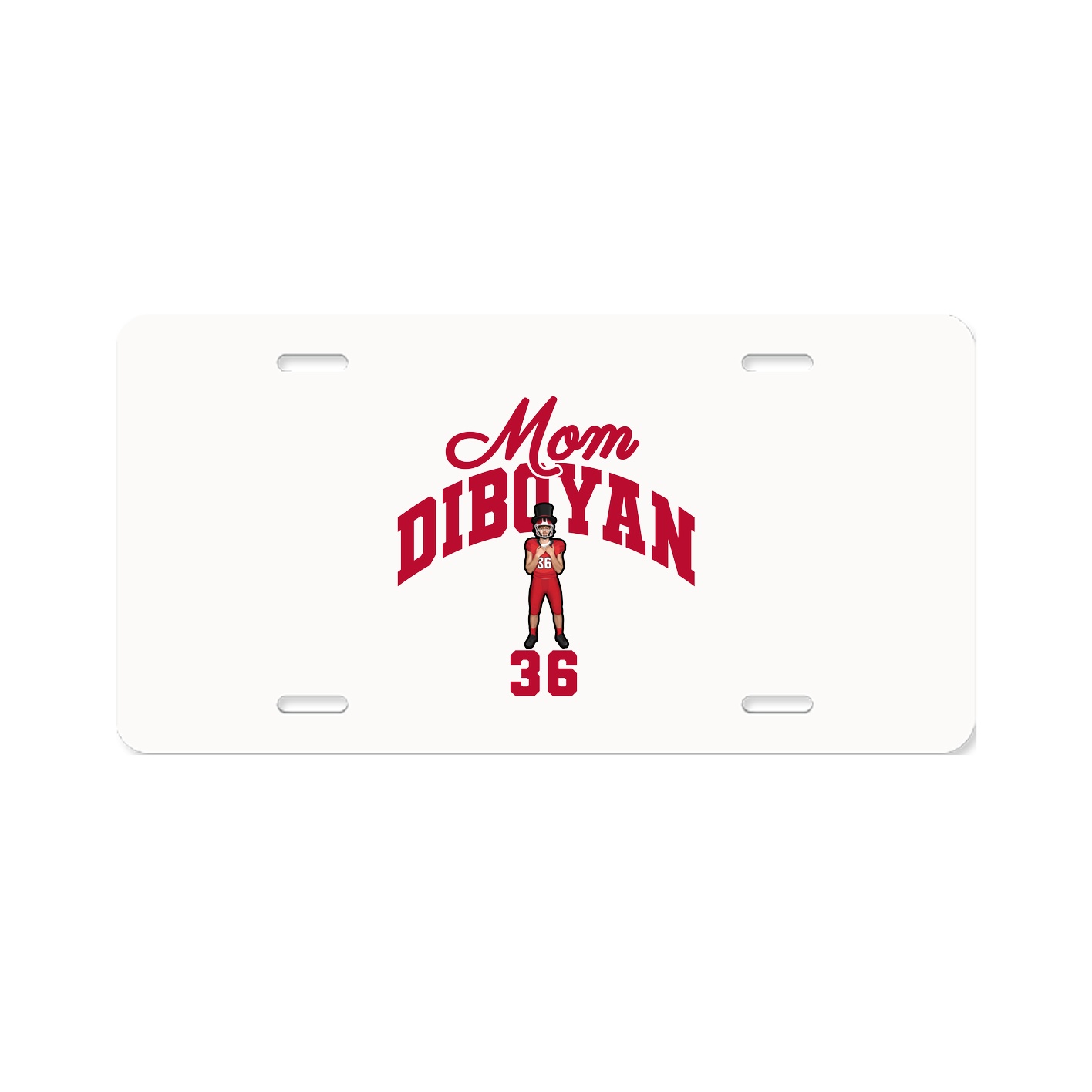 License Plate — Mothers Day Arch in Classic