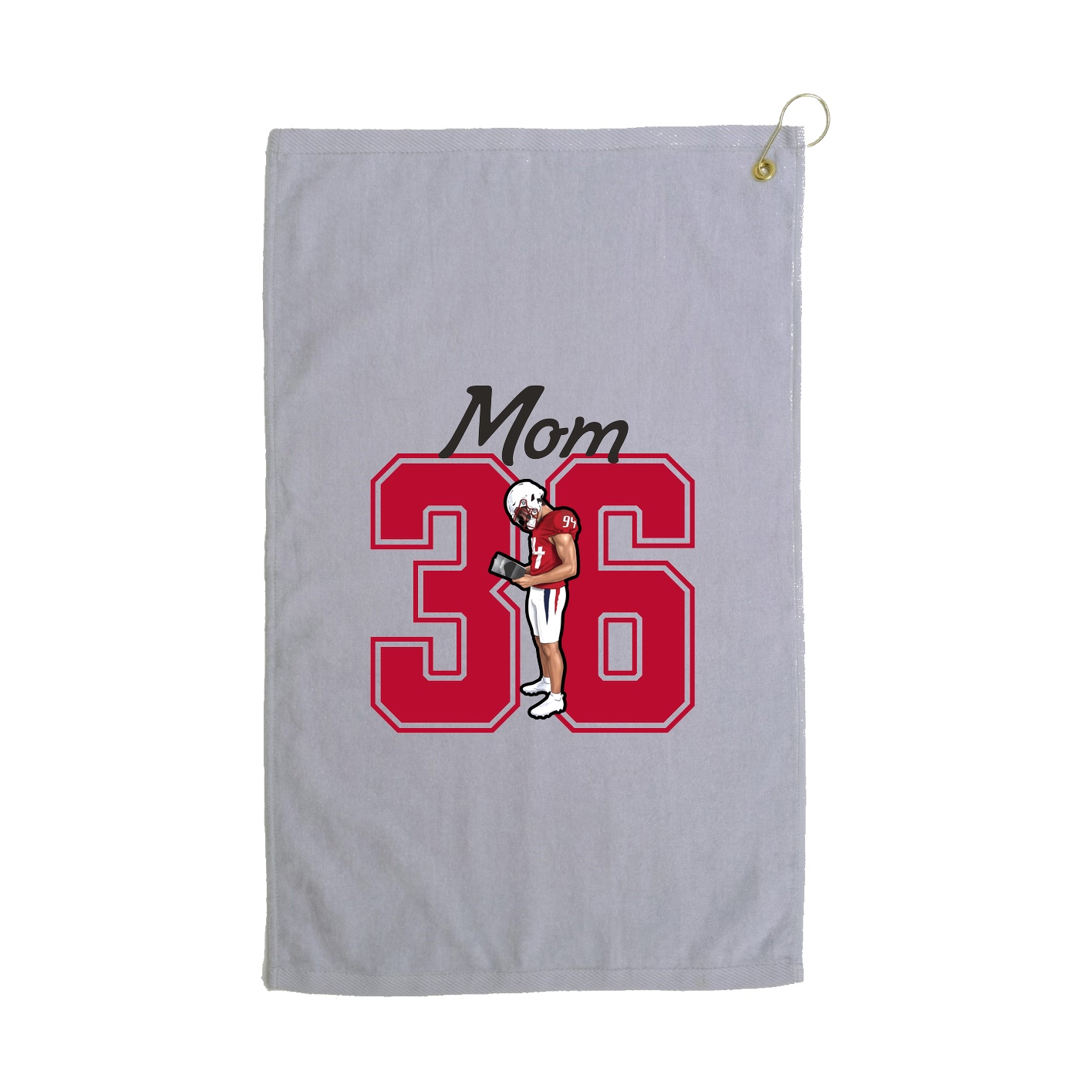 Golf Towel — Mothers Day Shirsey in Grey