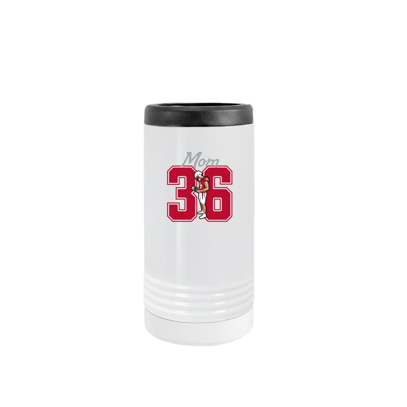 Slim Beverage Holder — Mothers Day Shirsey in White