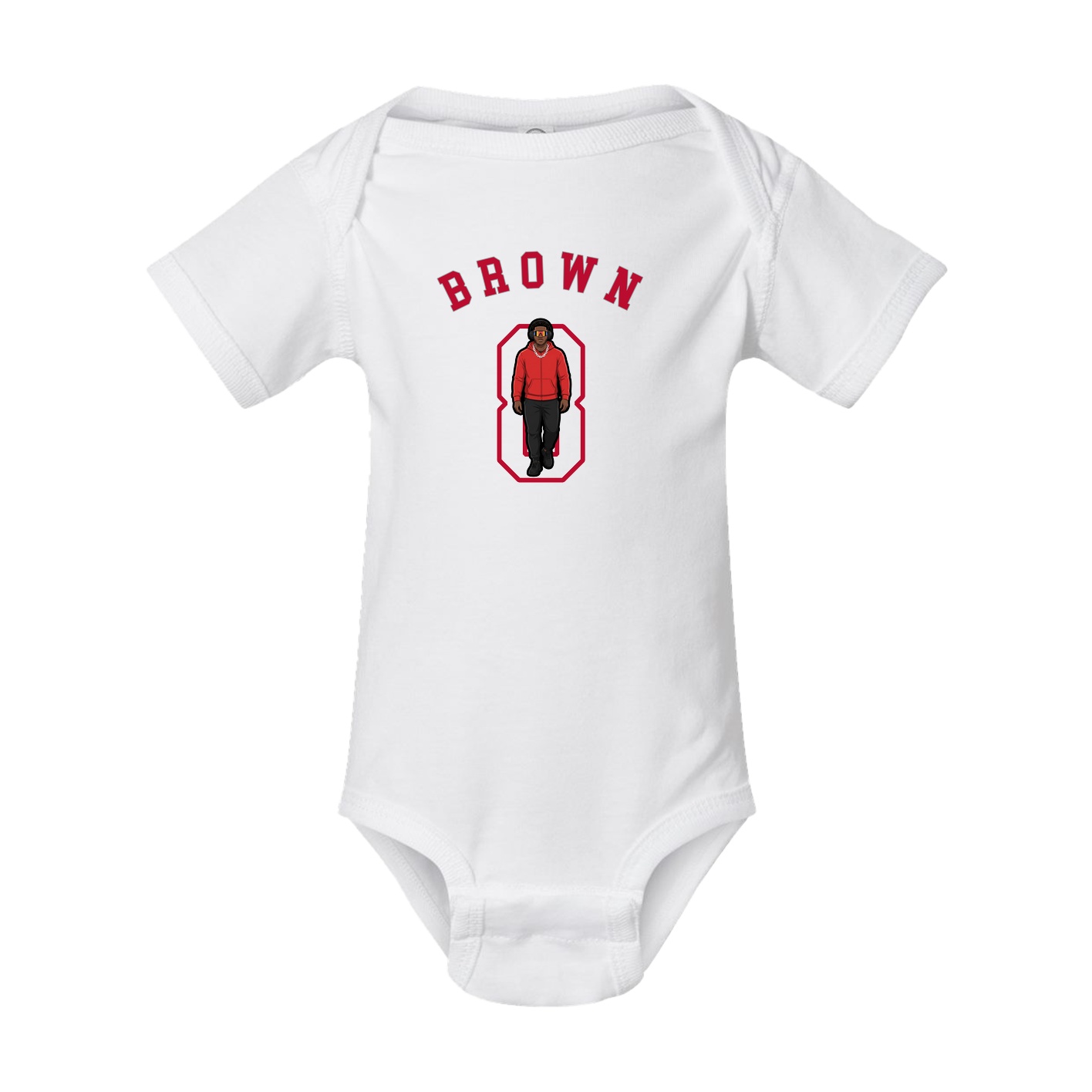 Baby Onesie — Shirsey Arch in White