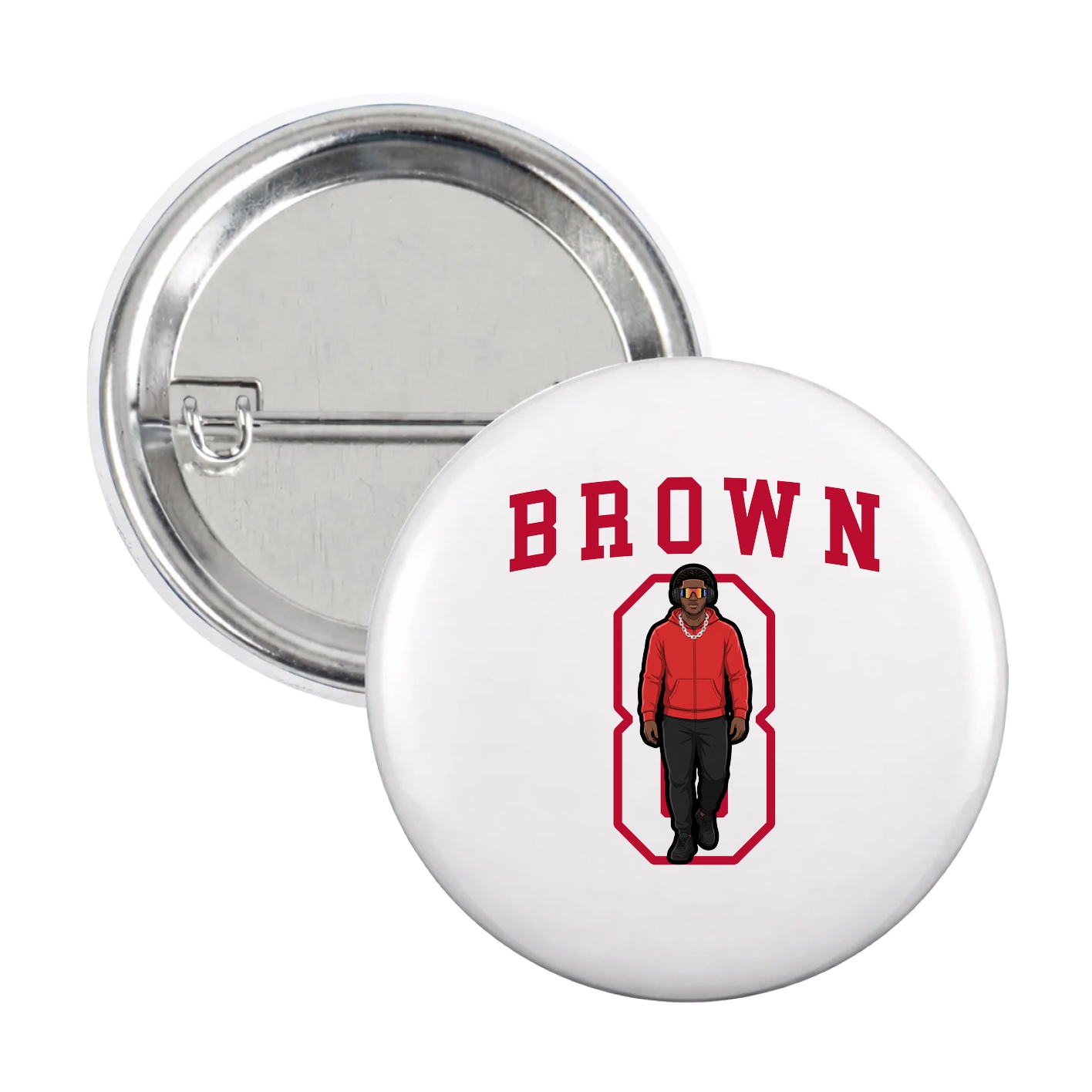 Game Day Button — Shirsey in White