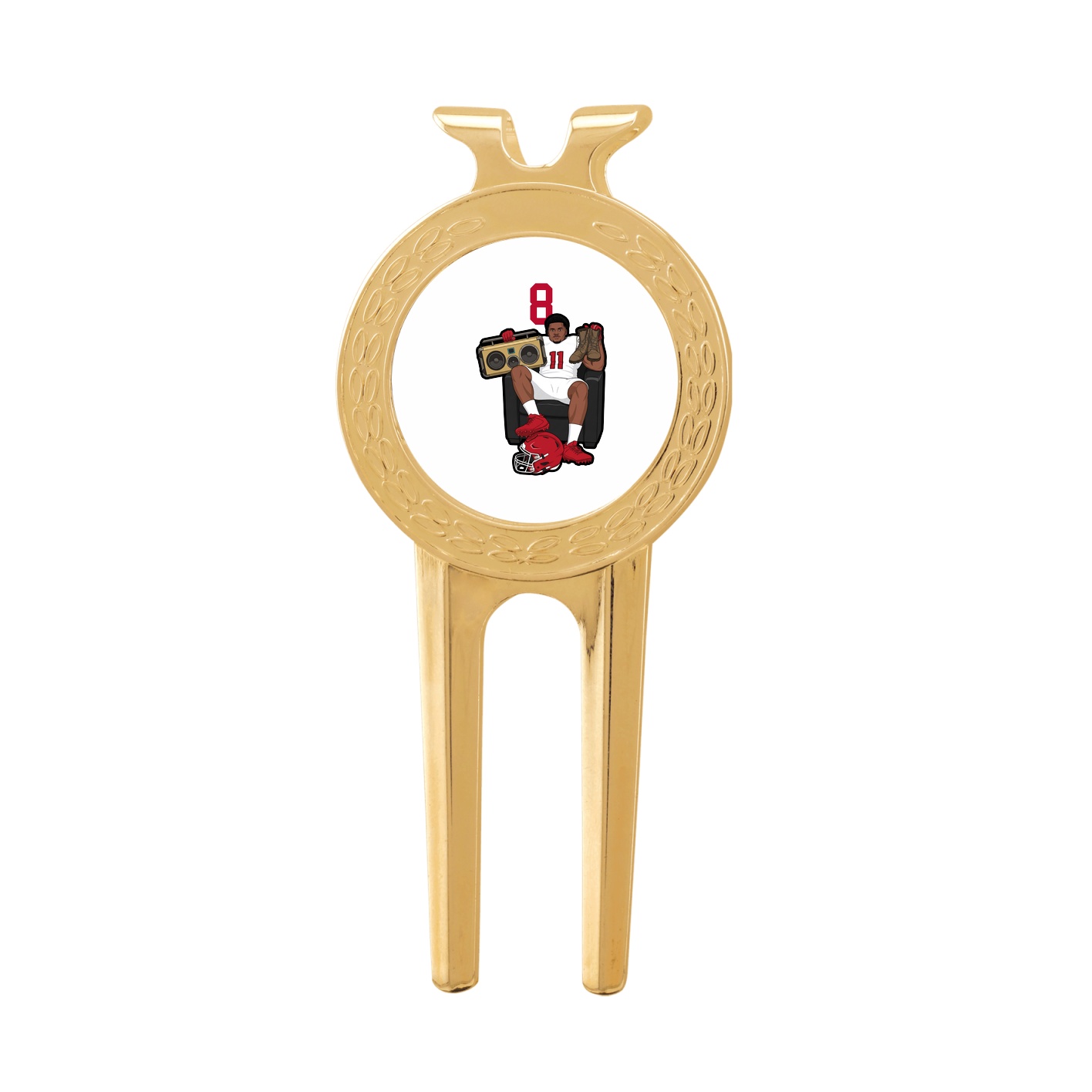 Divot Tool with Ball Marker — Number Top in Classic