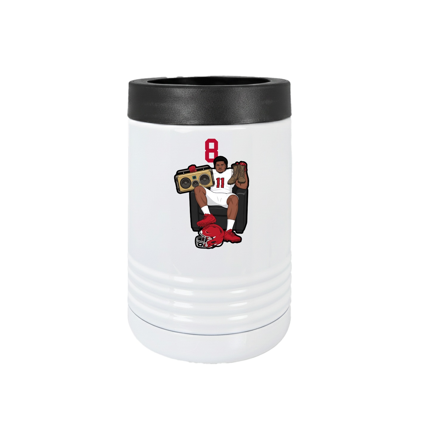 Beverage Holder — Number Top in White