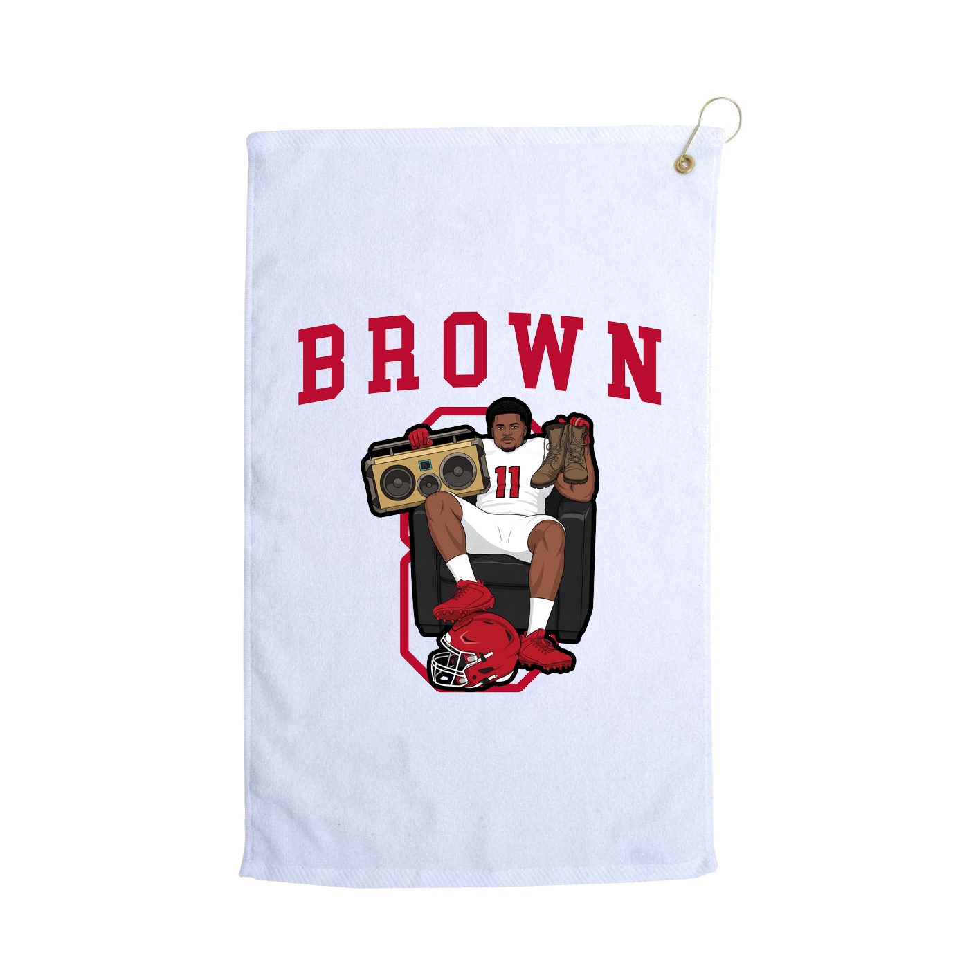 Golf Towel — Shirsey in White