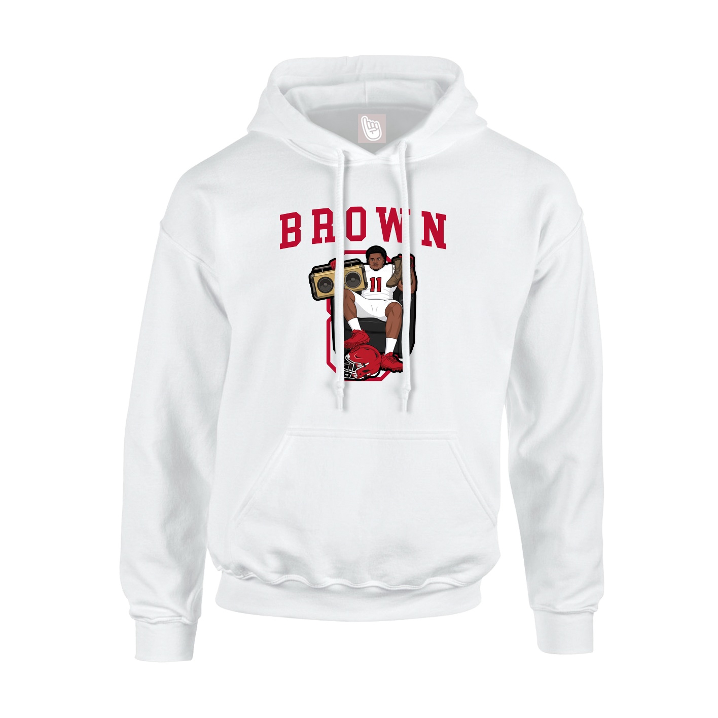 Youth Hoodie — Shirsey in White