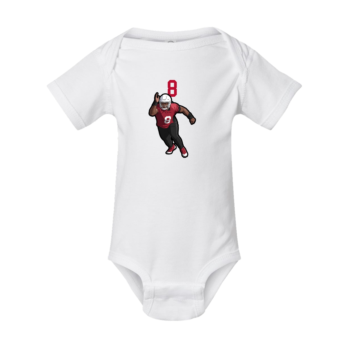 Baby Onesie — Number Top in White