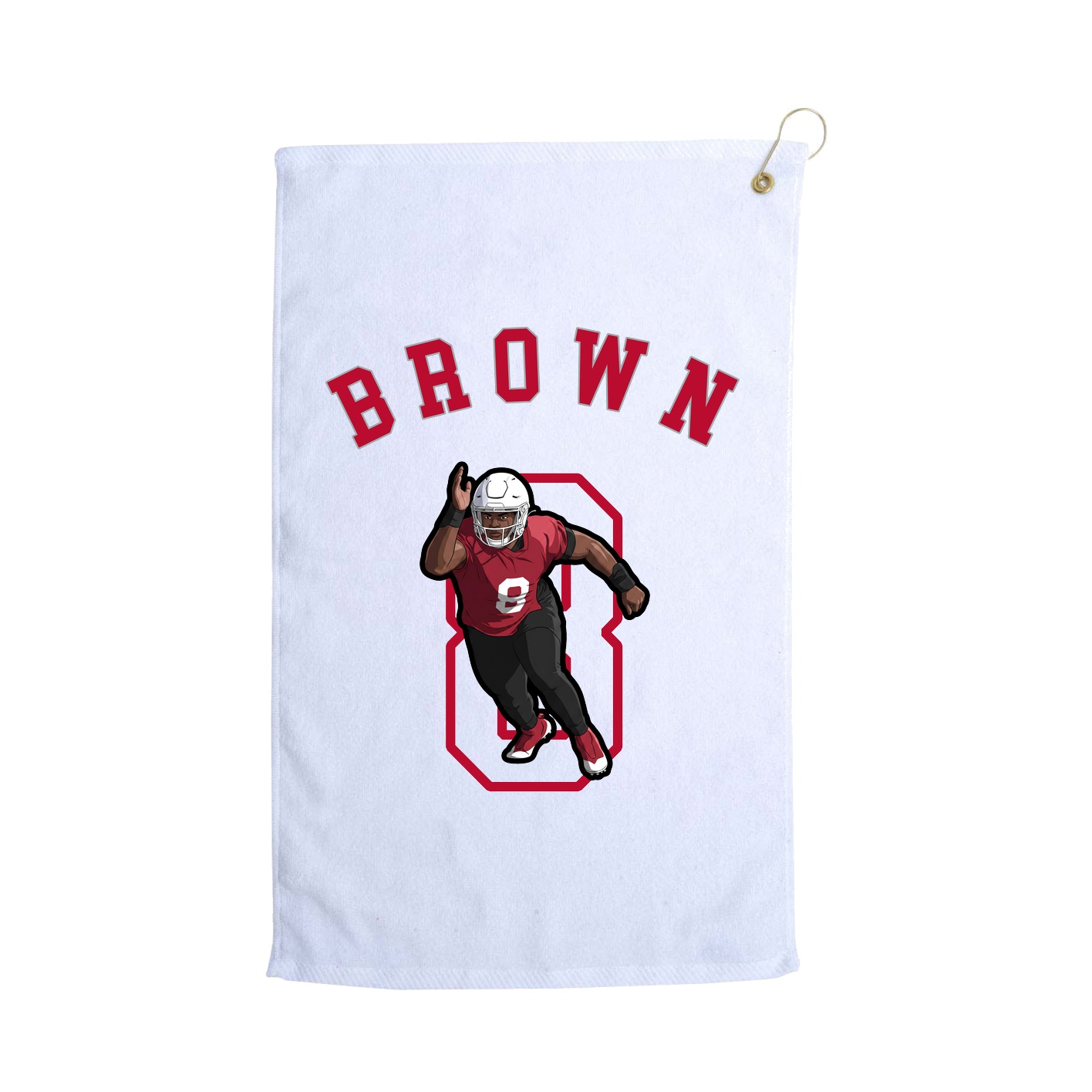 Golf Towel — Shirsey Arch in White