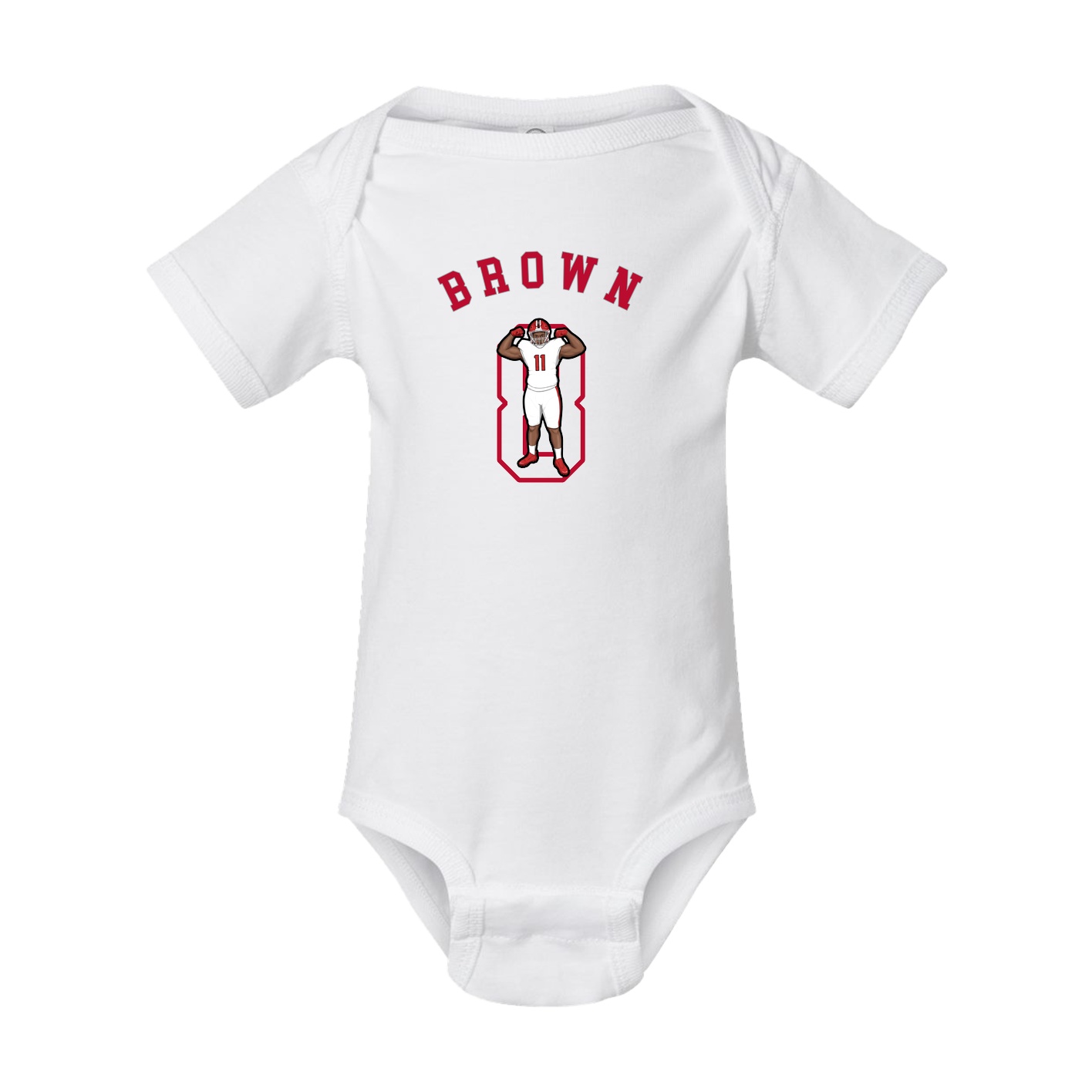Baby Onesie — Shirsey Arch in White