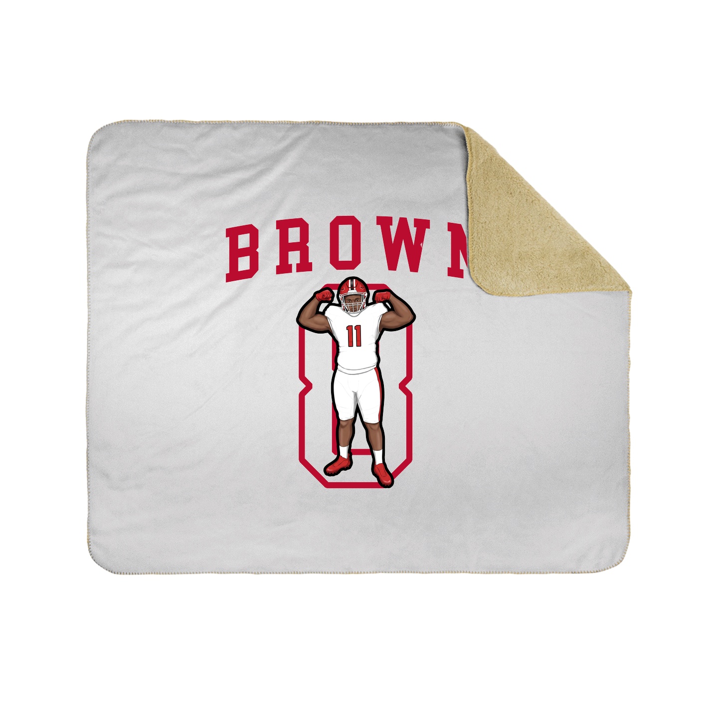 Throw Blanket — Shirsey in White