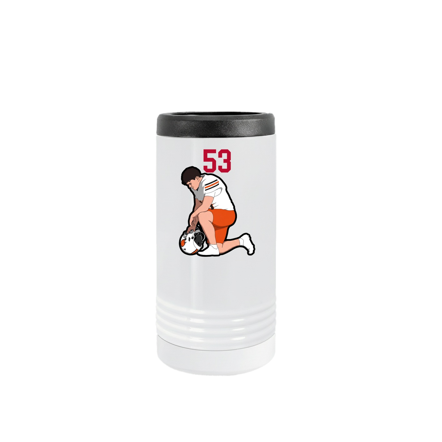 Slim Beverage Holder — Number Top in White