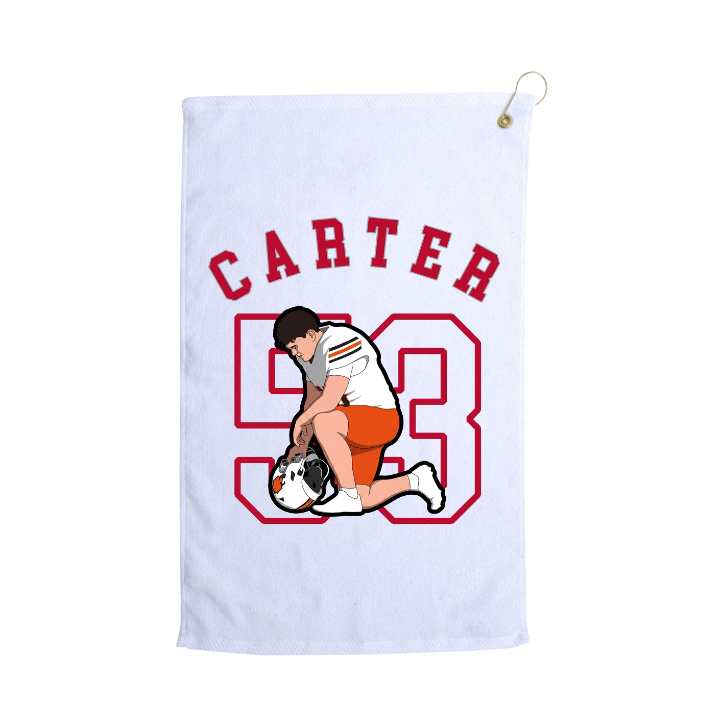 Golf Towel — Shirsey Arch in White