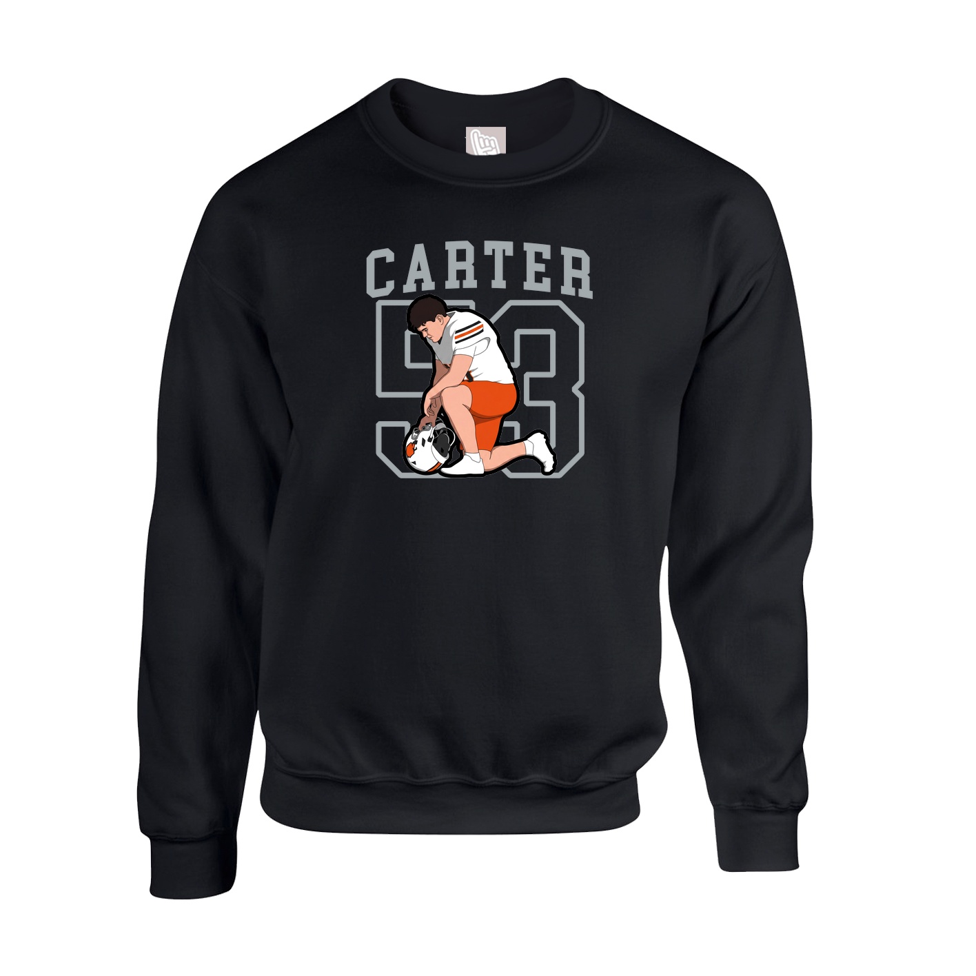 Fleece Crew — Shirsey in Black