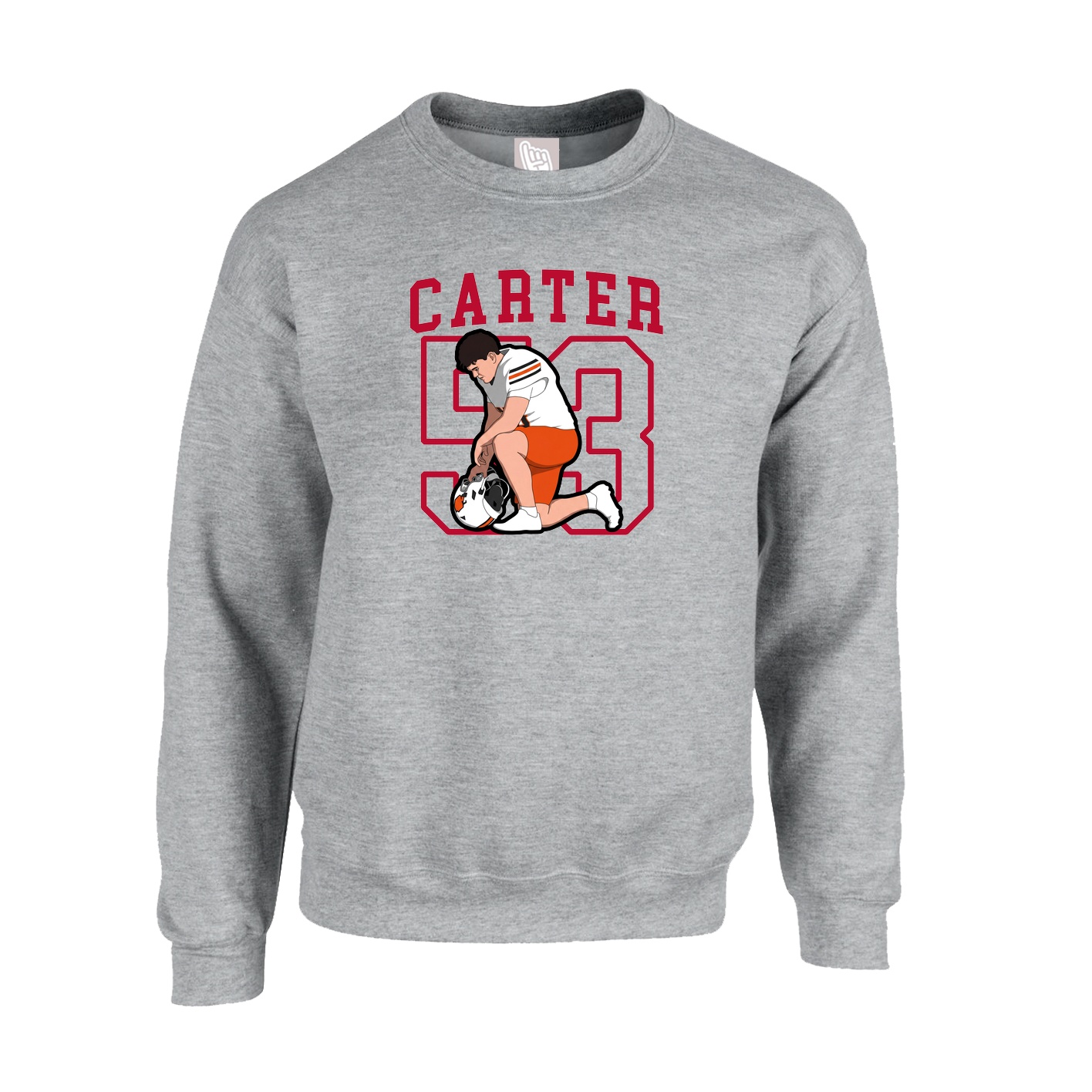 Fleece Crew — Shirsey in Grey