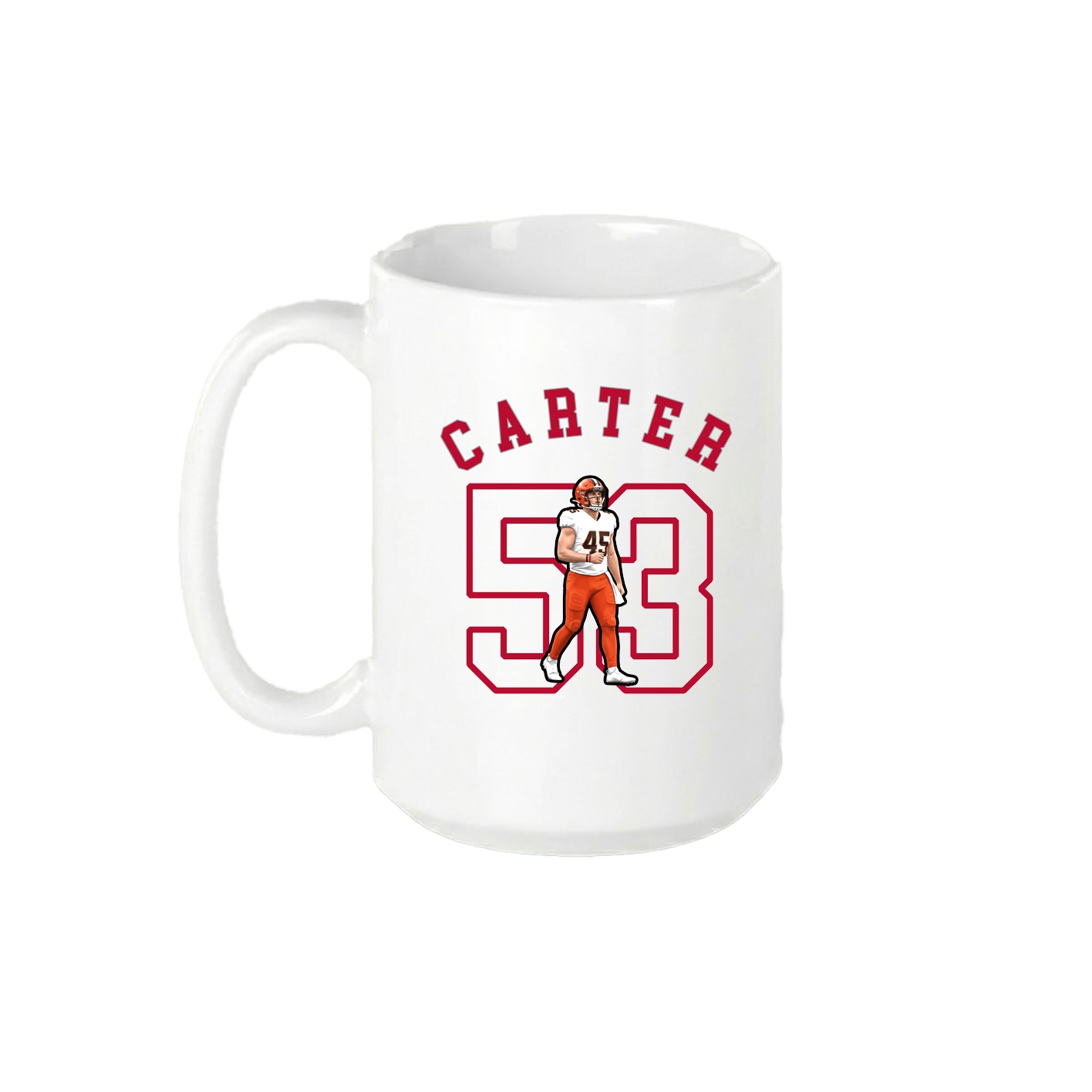 15oz Coffee Mug — Shirsey Arch in White