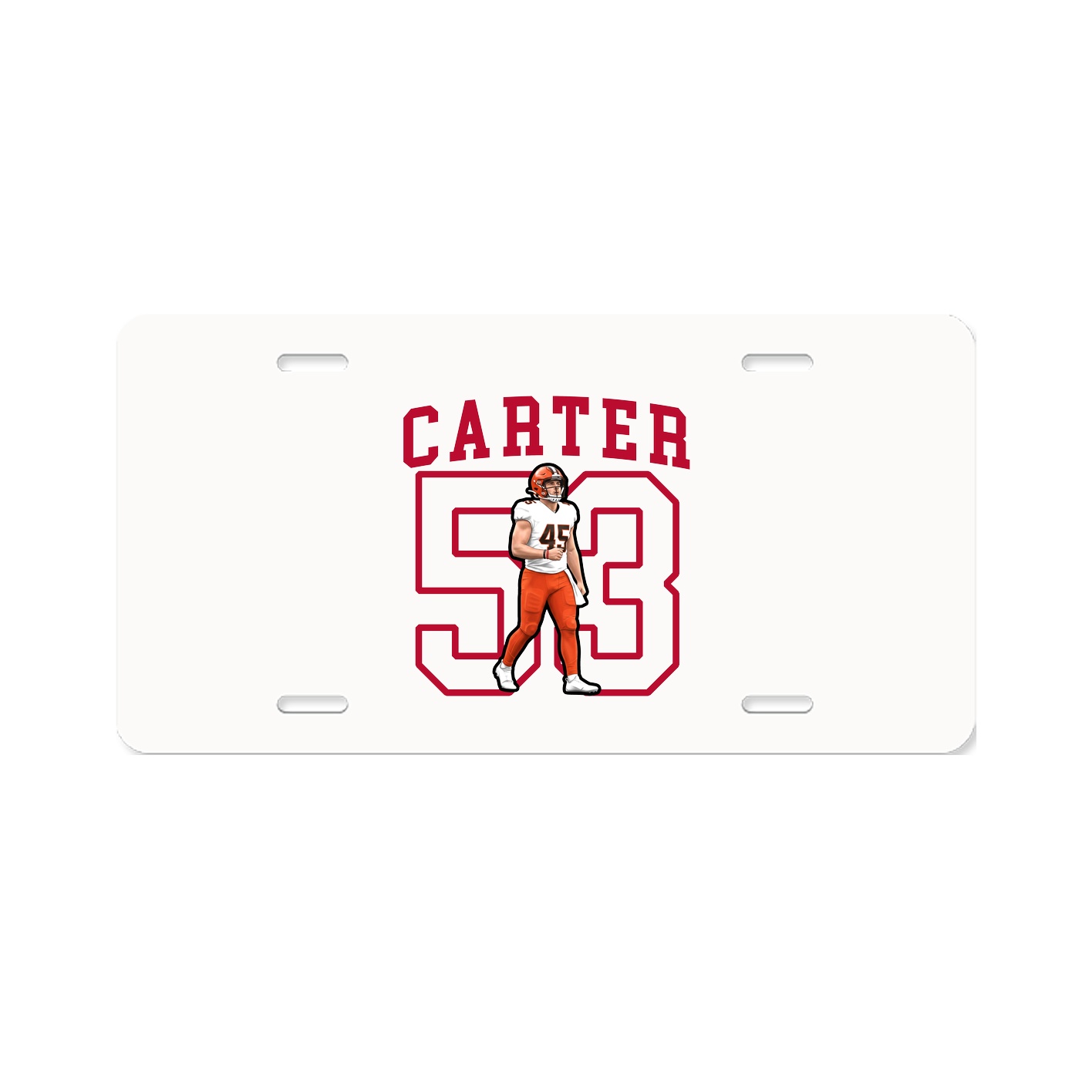 Aluminum License Plate
