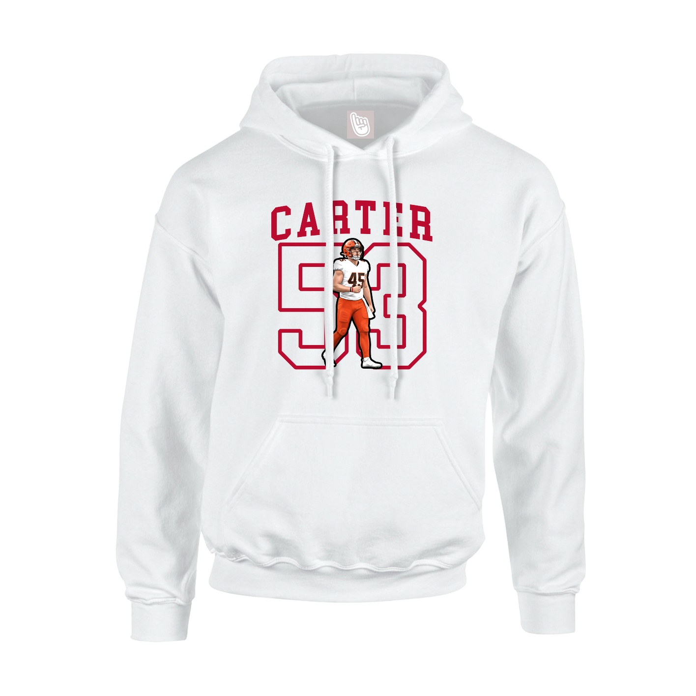 Youth Hoodie — Shirsey in White