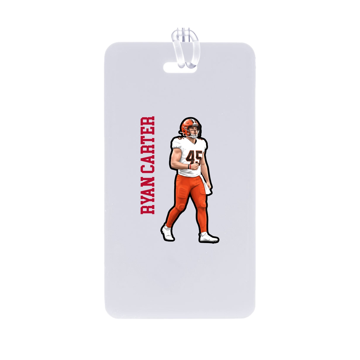 Bag Tag — Name Vertical in Classic