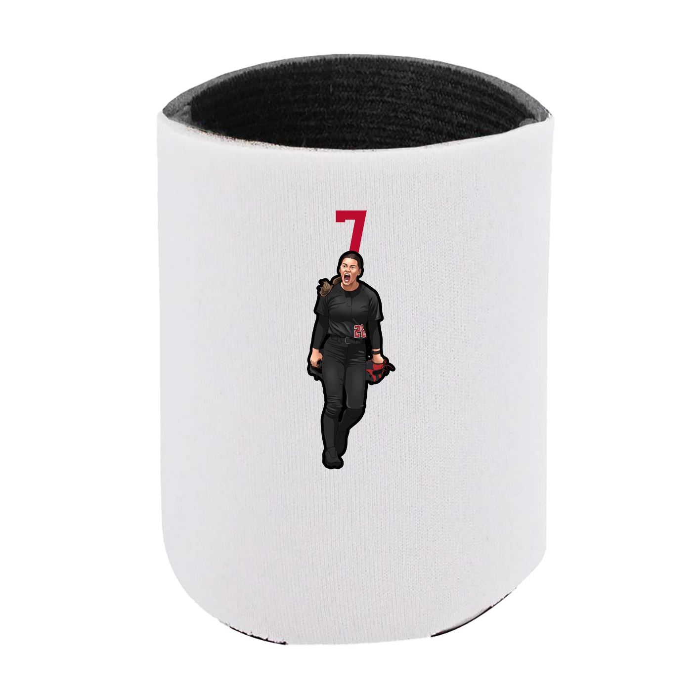 Can Holder — Number Top in White