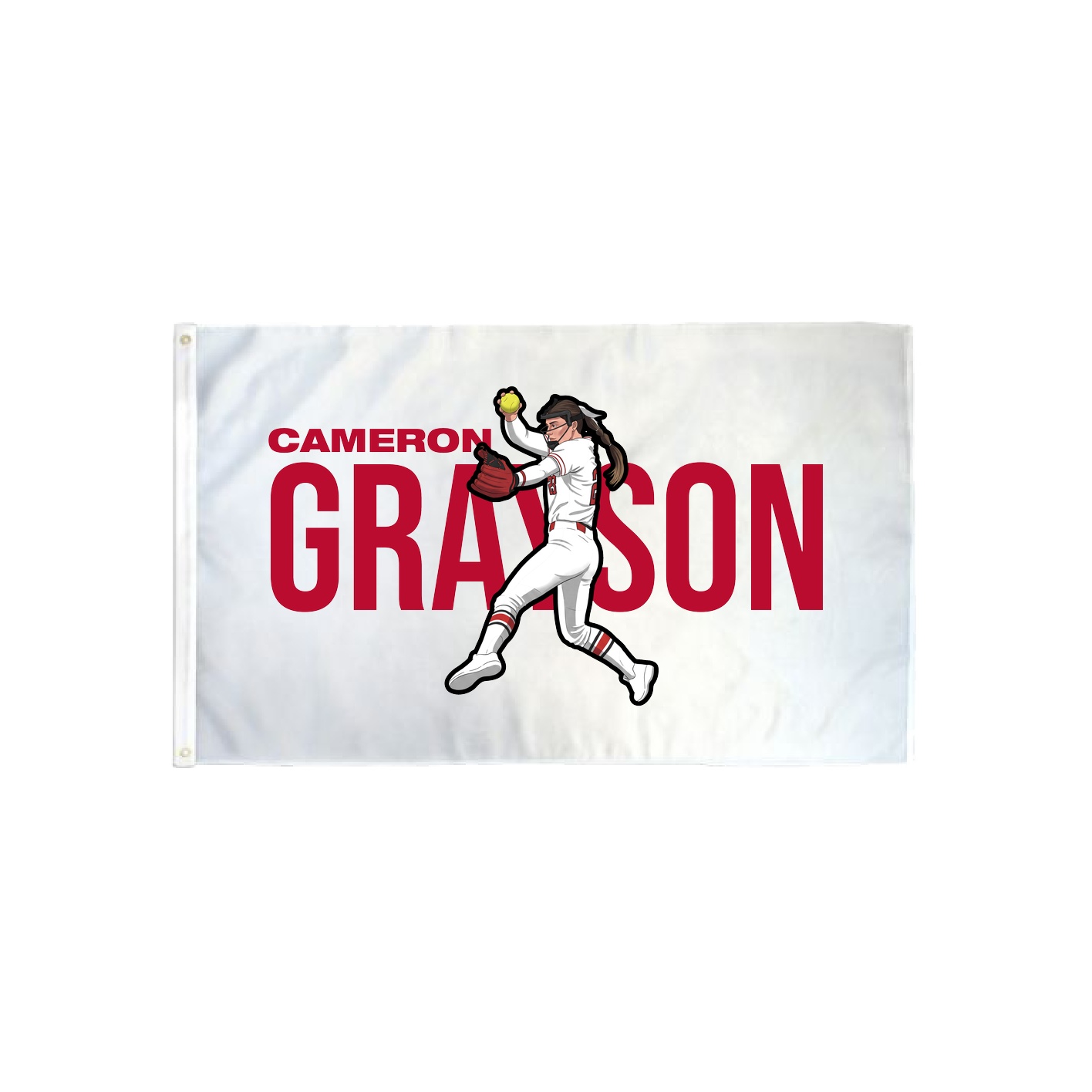 3x5 Flag — Player Name in Classic