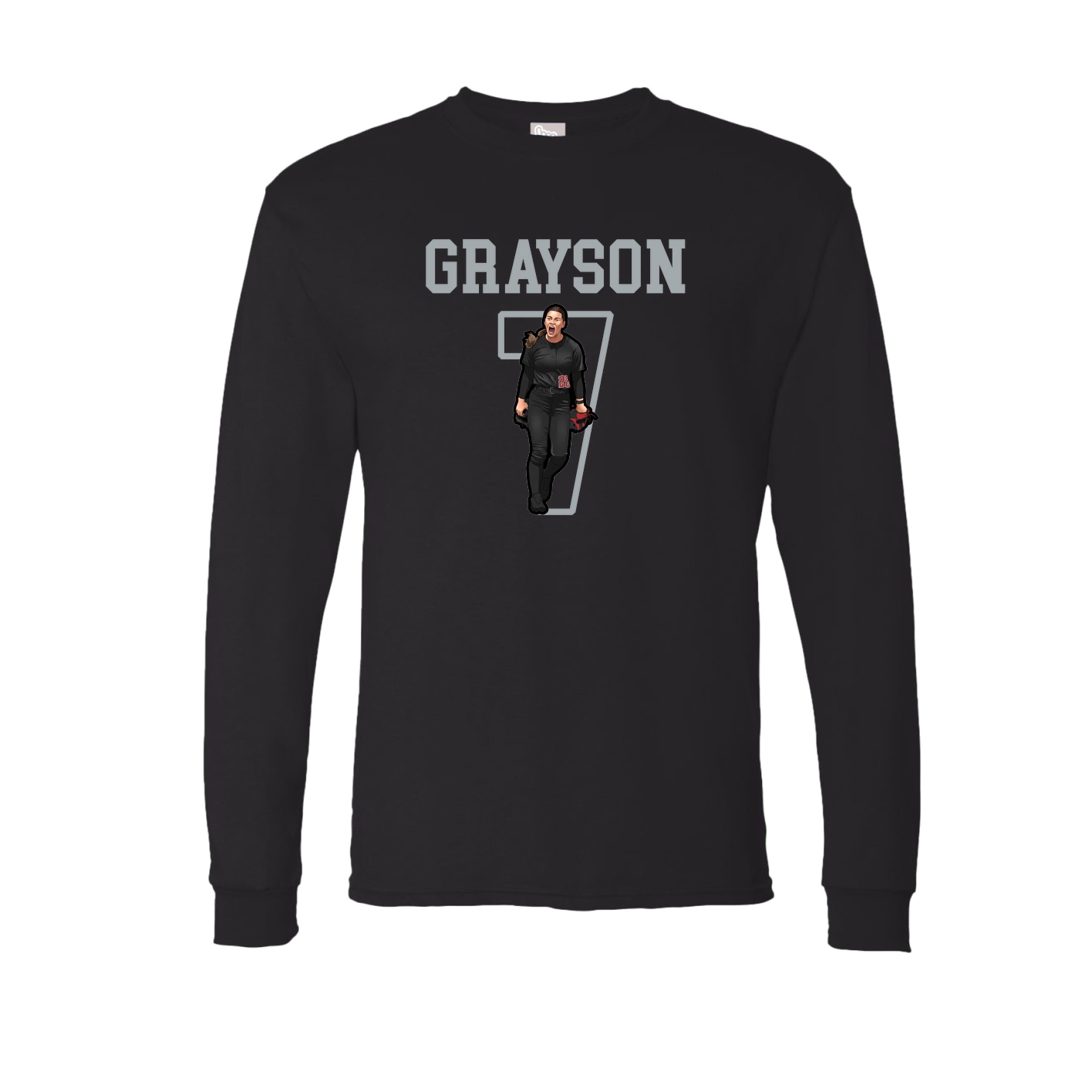 Long Sleeve Tee — Shirsey in Black