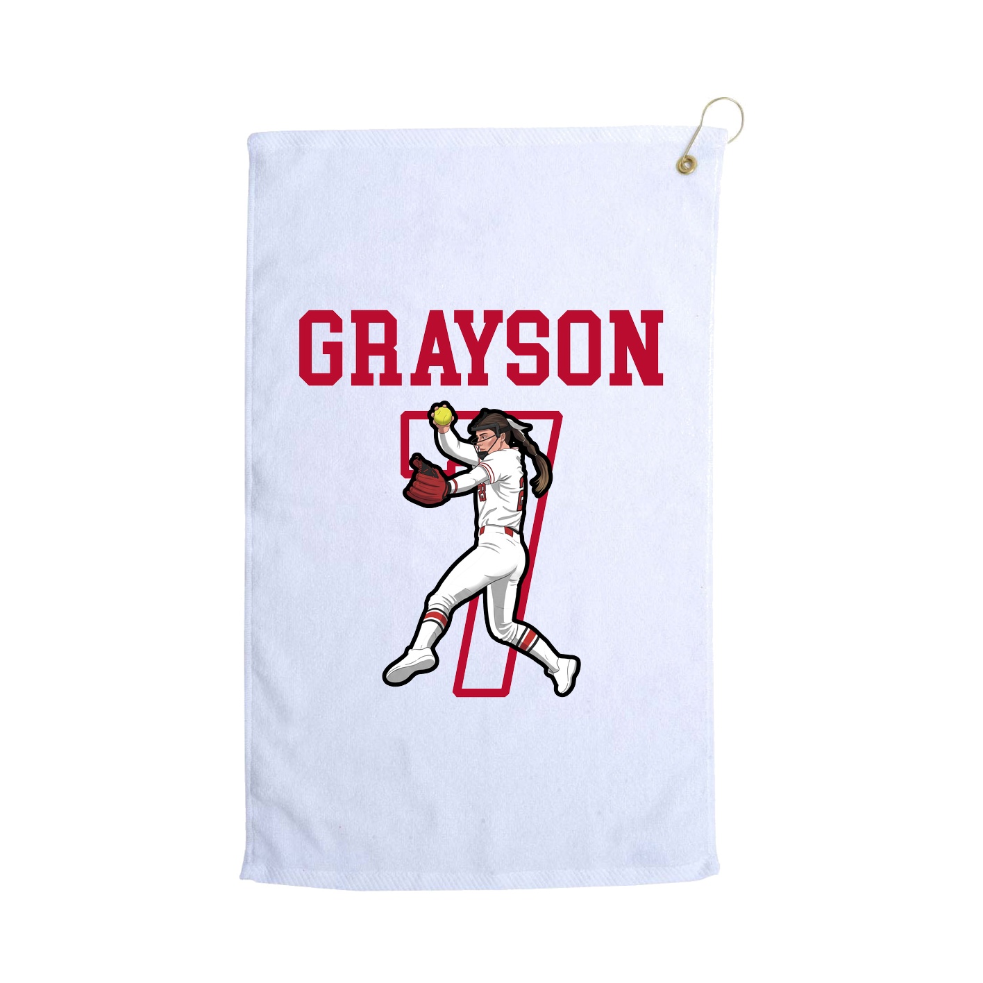 Golf Towel — Shirsey in White