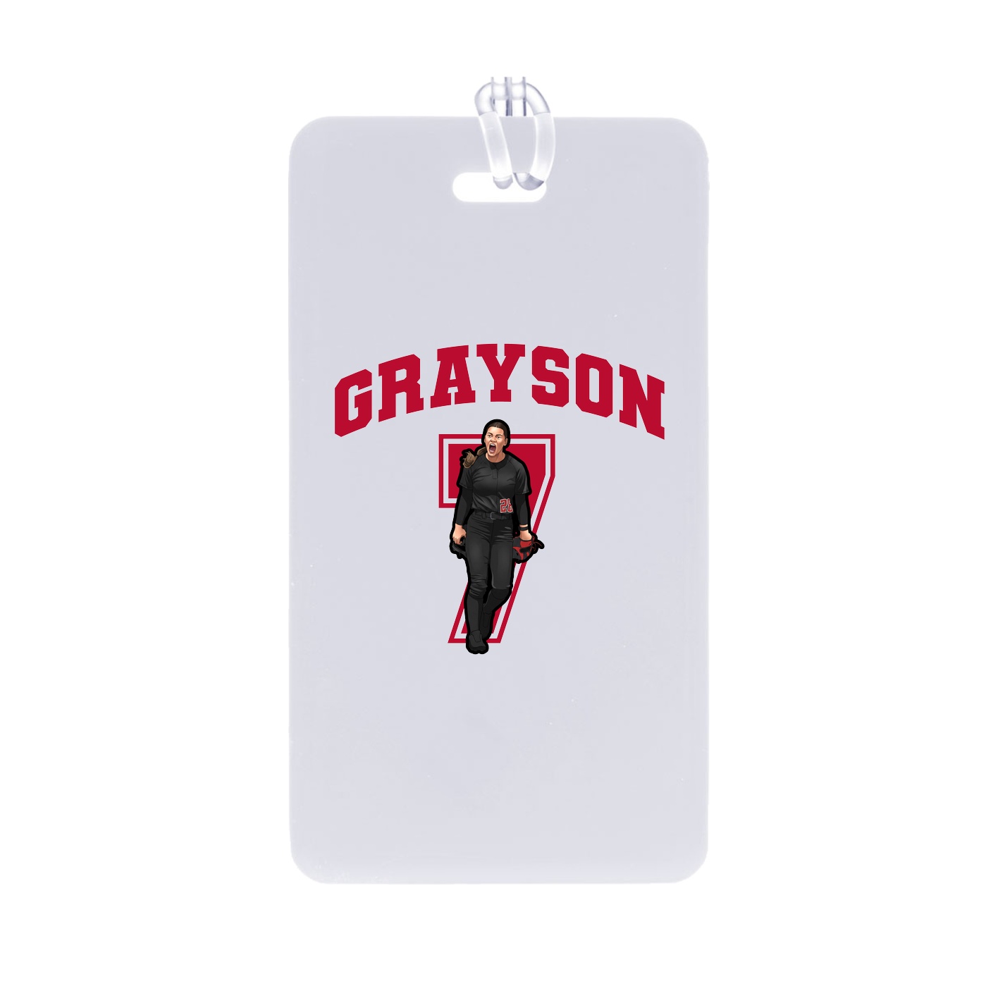Bag Tag — Number in Classic