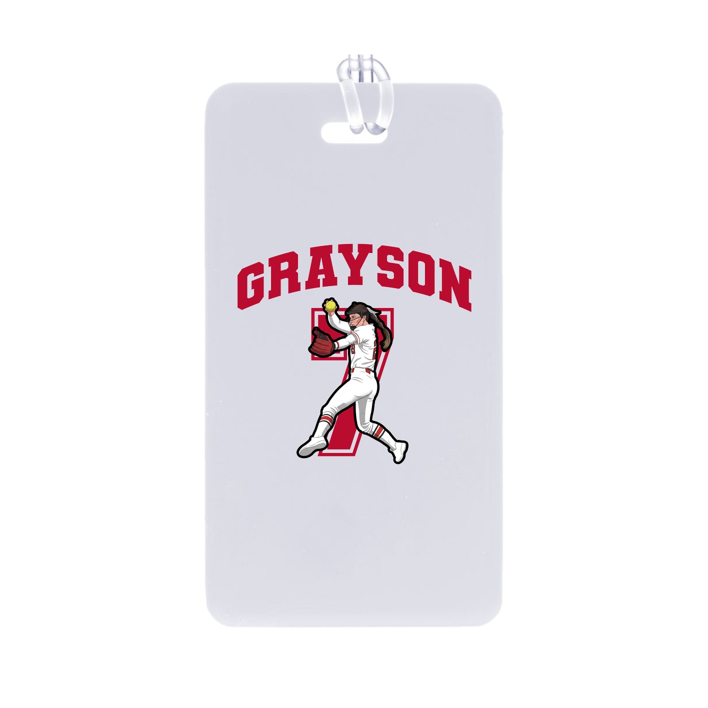 Bag Tag — Number in Classic