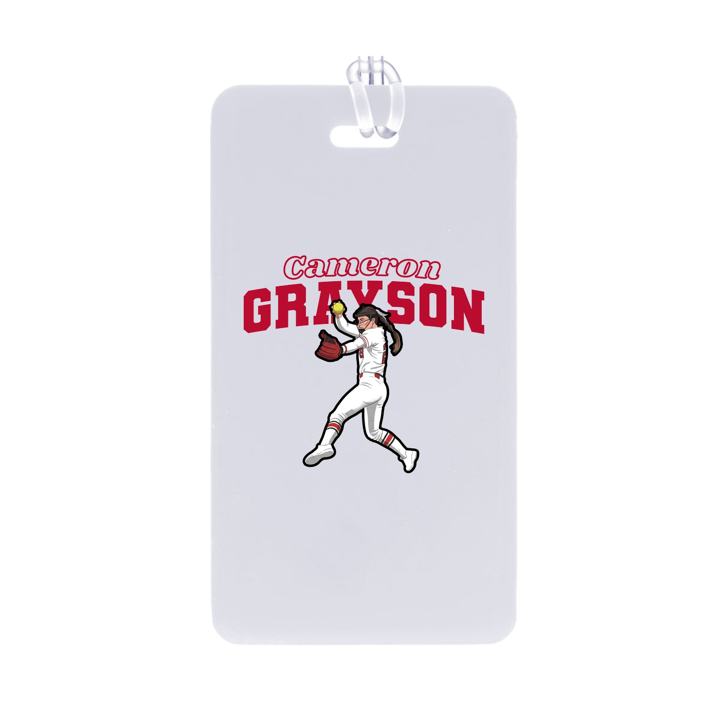 Bag Tag — Name Arch in Classic